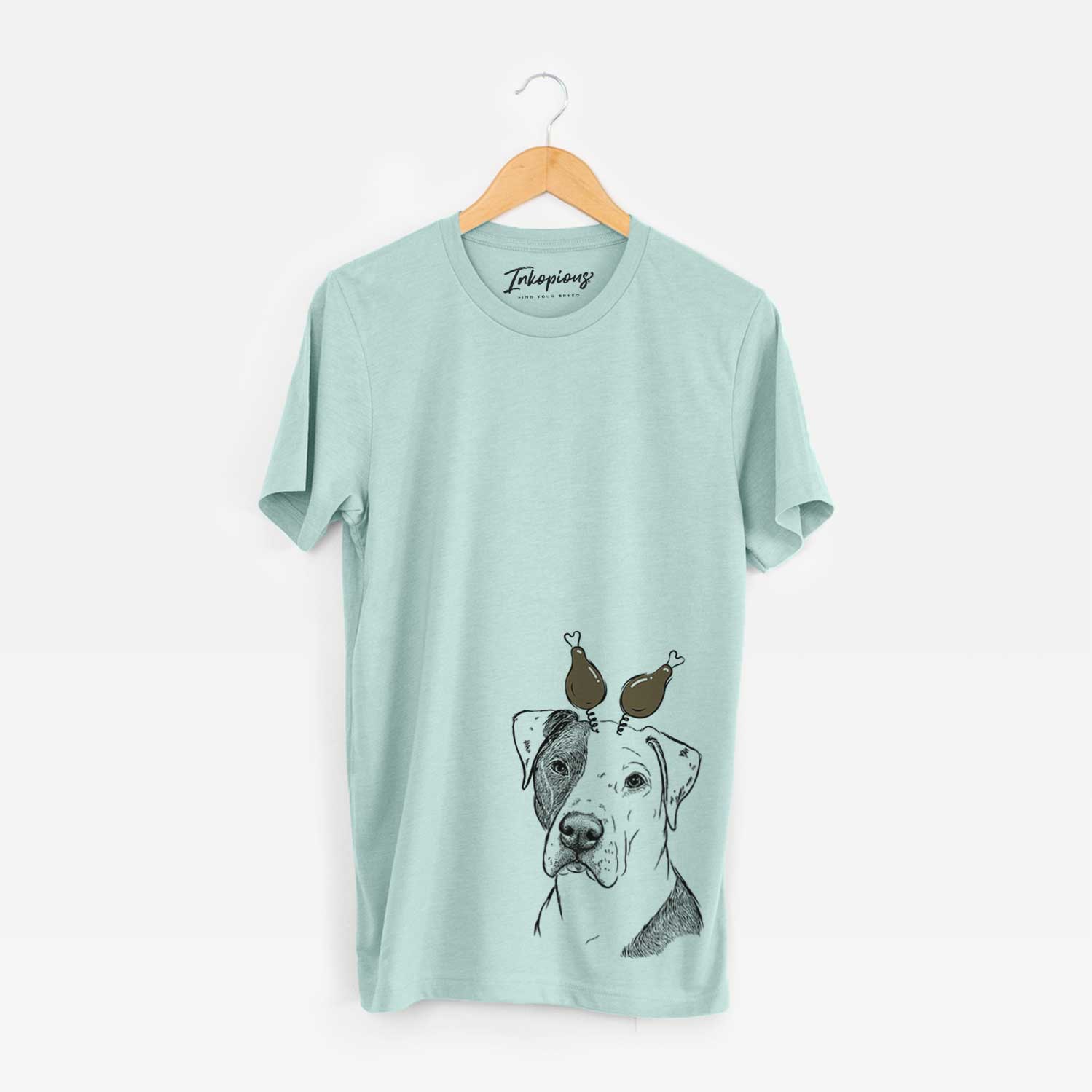 Thanksgiving Duke the American Staffordshire Terrier Mix - Unisex Crewneck