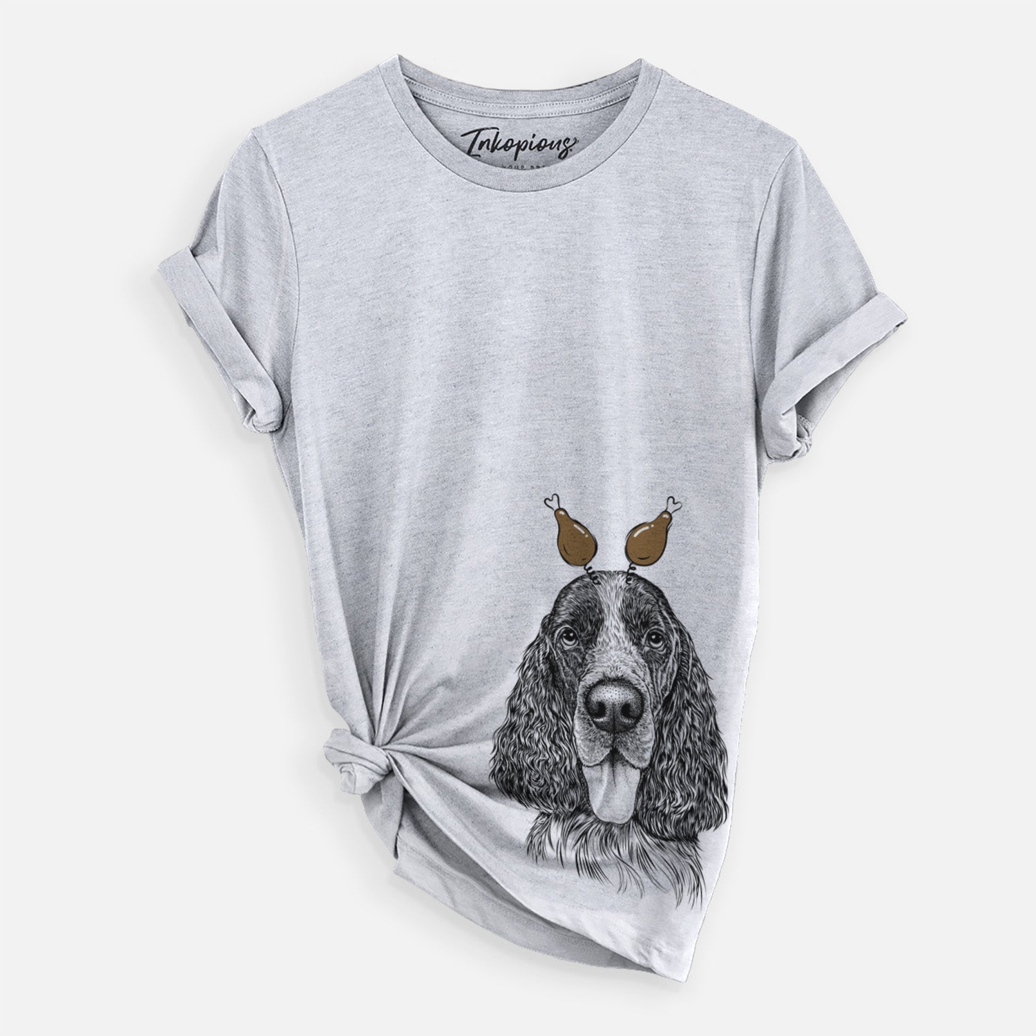 Thanksgiving Duke the English Springer Spaniel - Unisex Crewneck