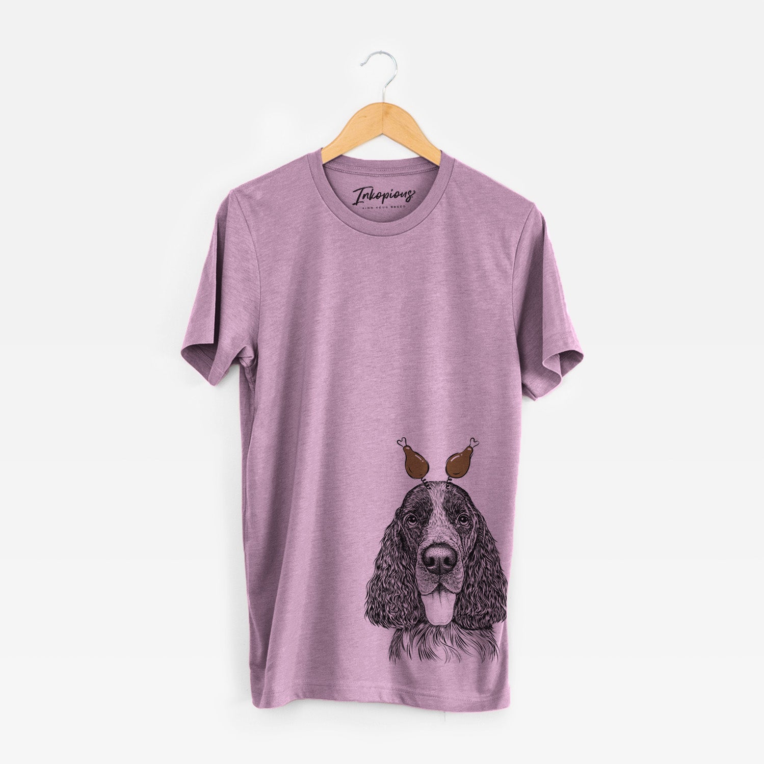 Thanksgiving Duke the English Springer Spaniel - Unisex Crewneck