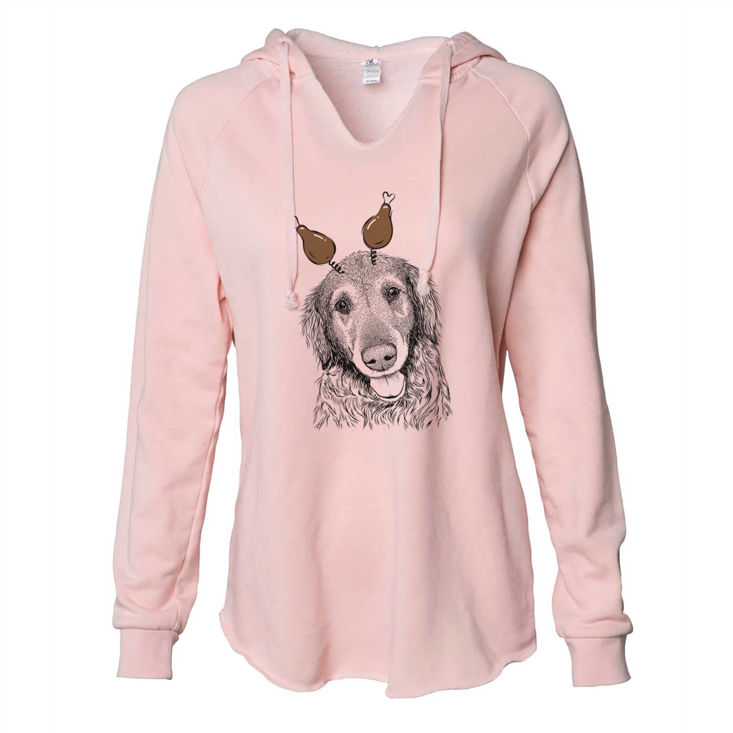 Thanksgiving Duncan the Golden Retriever - Cali Wave Hooded Sweatshirt