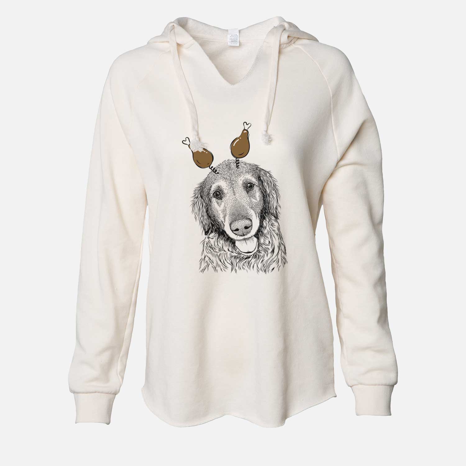 Thanksgiving Duncan the Golden Retriever - Cali Wave Hooded Sweatshirt