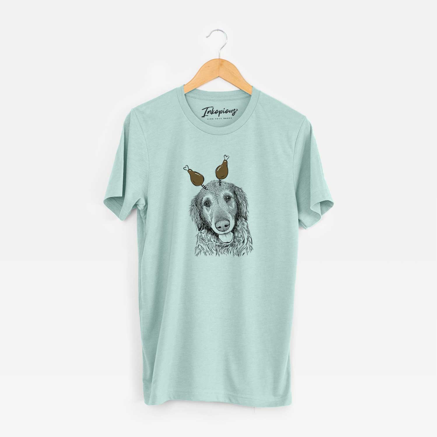 Thanksgiving Duncan the Golden Retriever - Unisex Crewneck