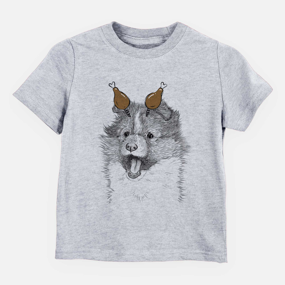 Thanksgiving Dylan the Shetland Sheepdog - Kids/Youth/Toddler Shirt