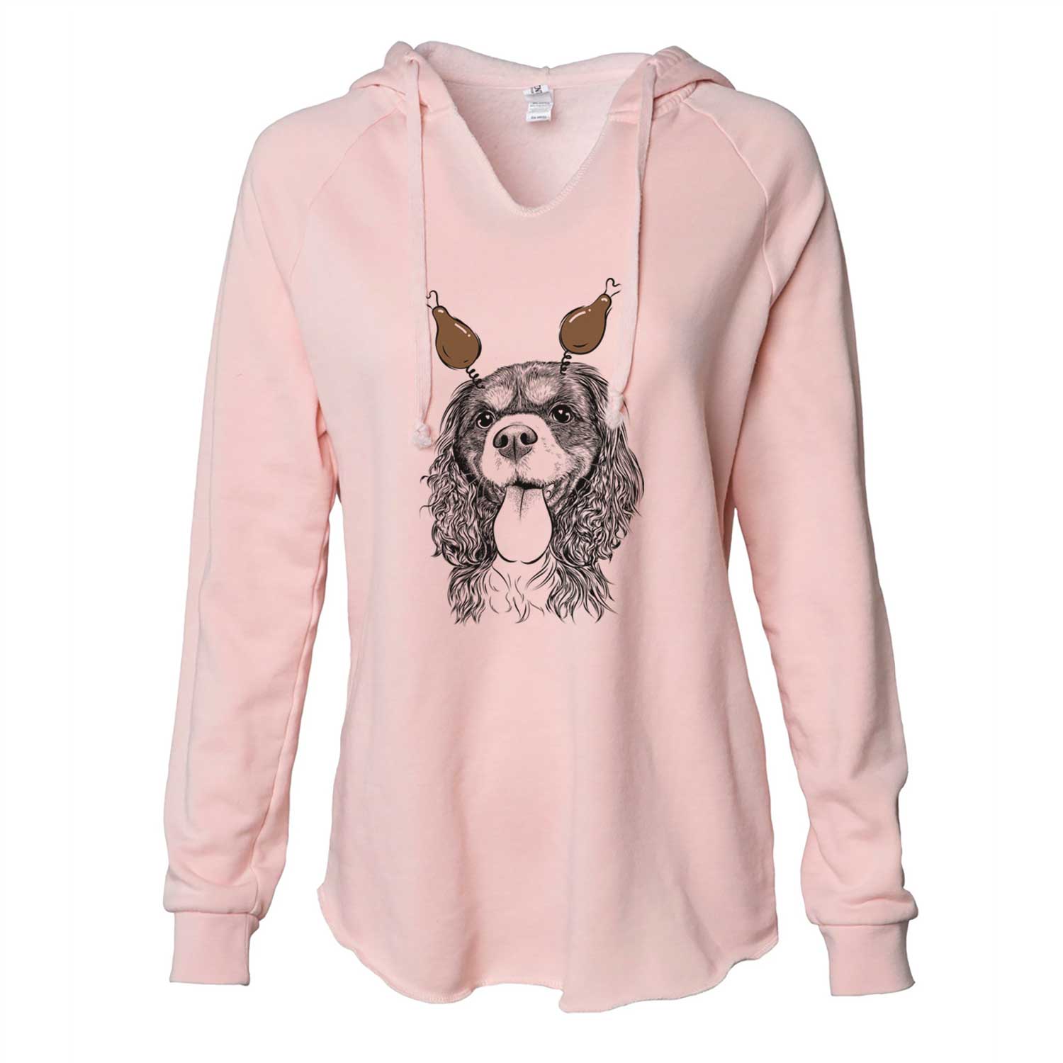 Thanksgiving Elizabeth the Cavalier King Charles Spaniel - Cali Wave Hooded Sweatshirt