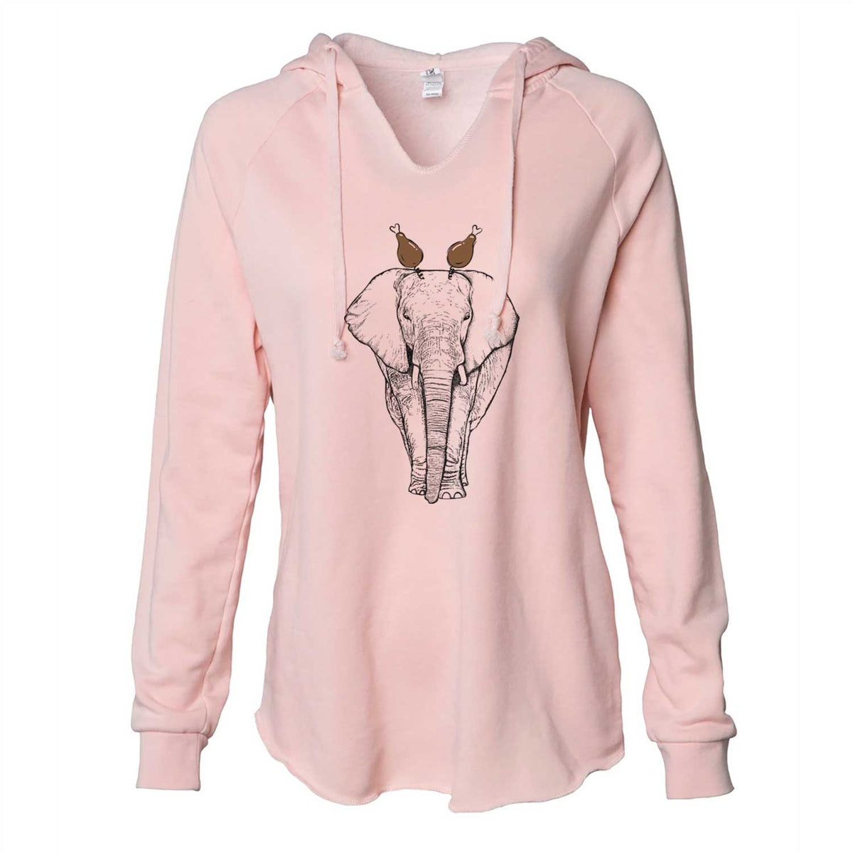 Thanksgiving Ella the Elephant - Cali Wave Hooded Sweatshirt