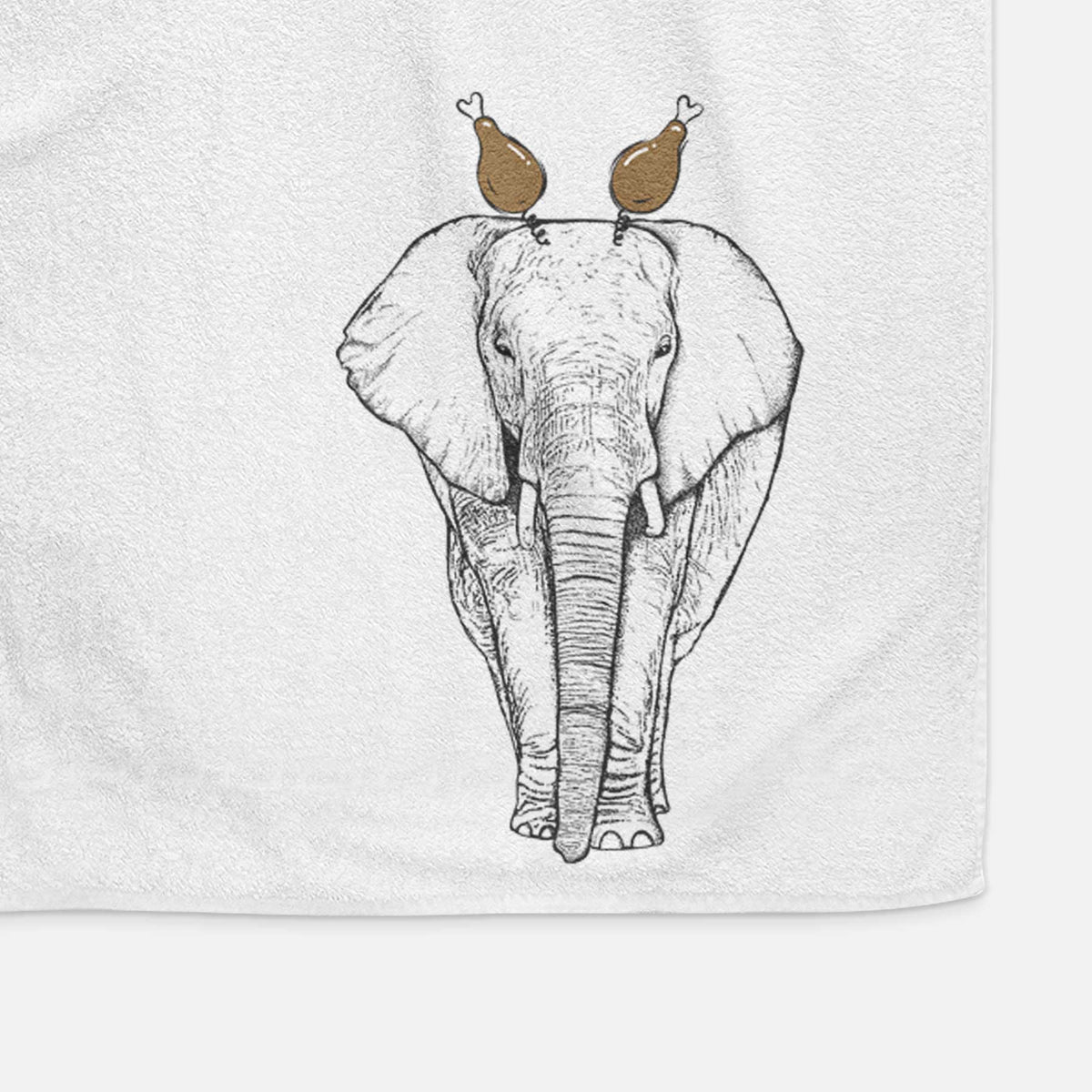 Ella the Elephant Decorative Hand Towel