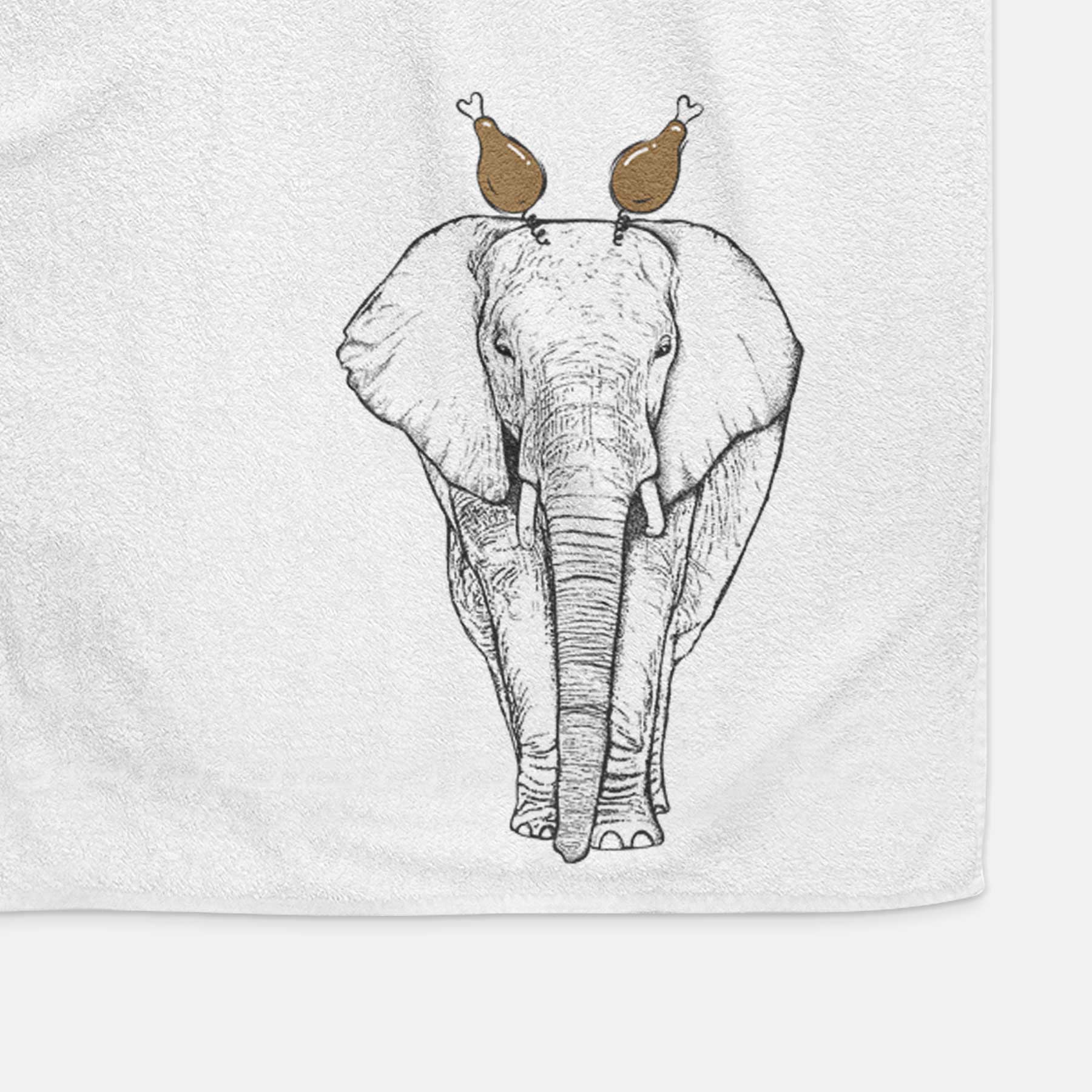 Ella the Elephant Decorative Hand Towel