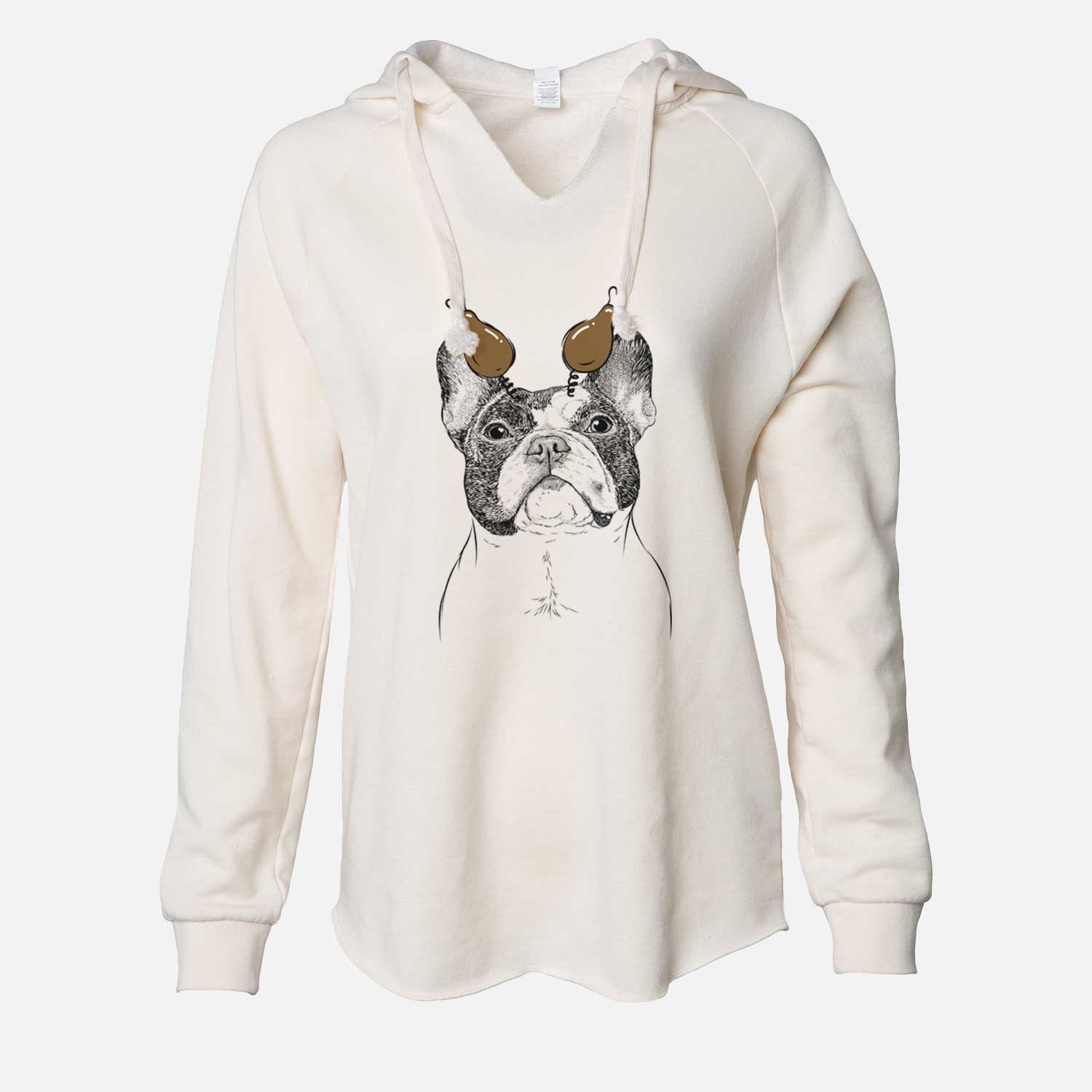 Thanksgiving Ella the French Bulldog - Cali Wave Hooded Sweatshirt