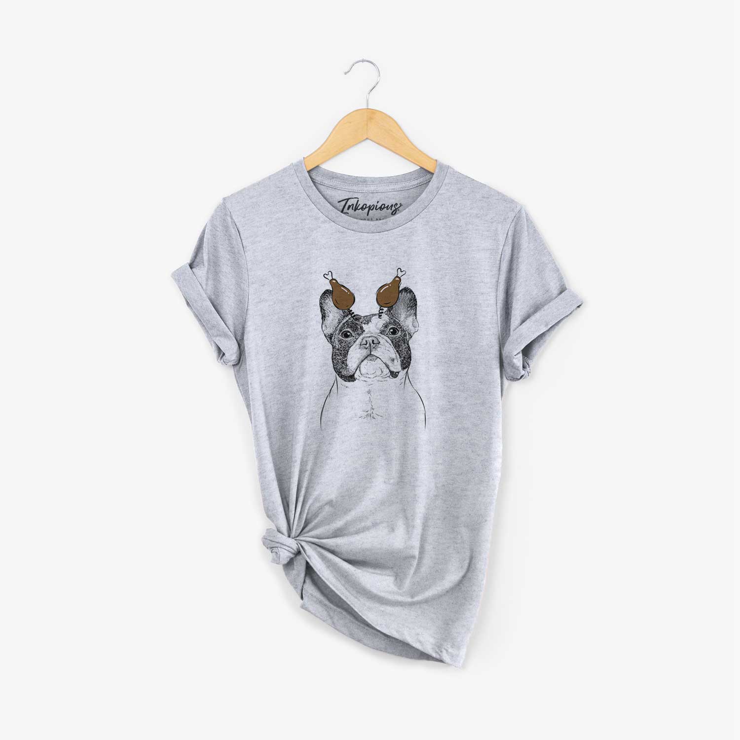 Thanksgiving Ella the French Bulldog - Unisex Crewneck