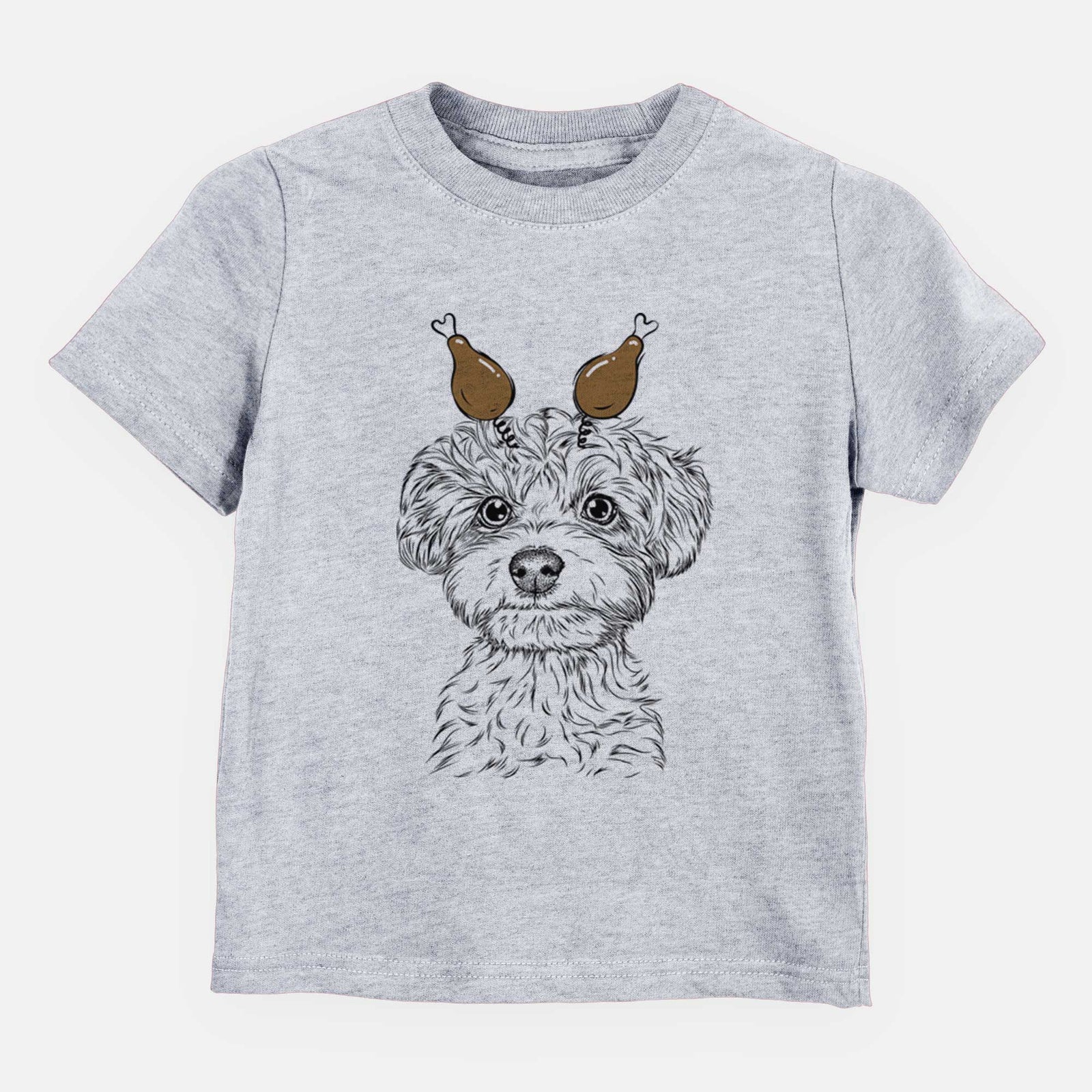 Thanksgiving Elliott the Yorkiepoo - Kids/Youth/Toddler Shirt