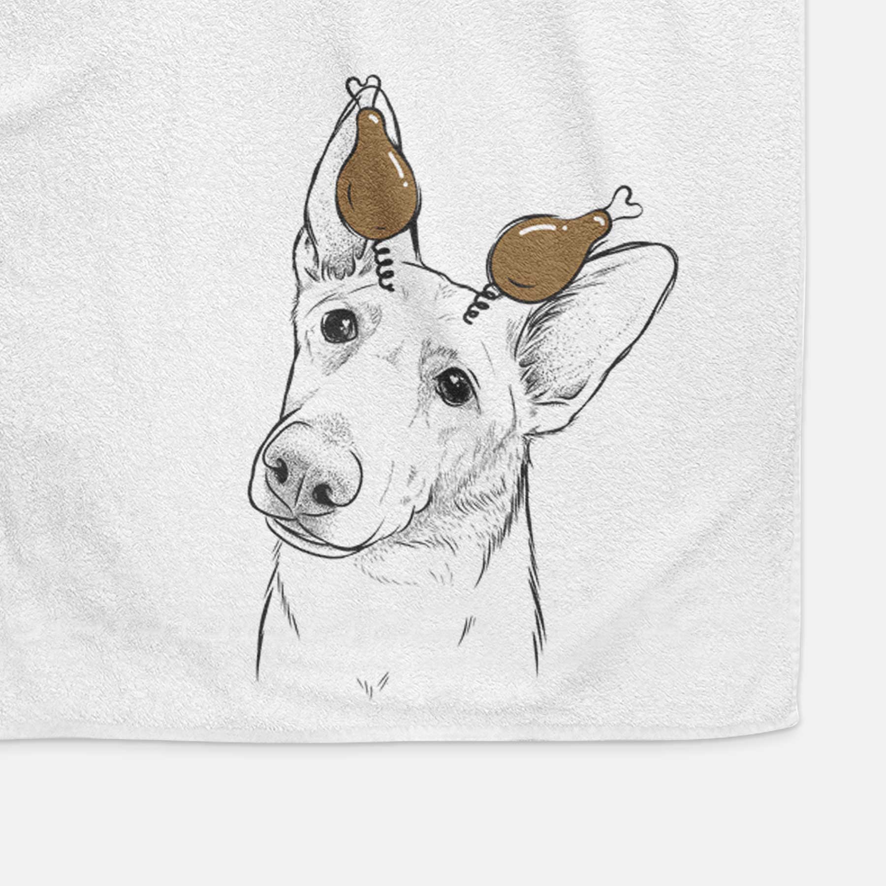 Elsa the German Shepherd Decorative Hand Towel