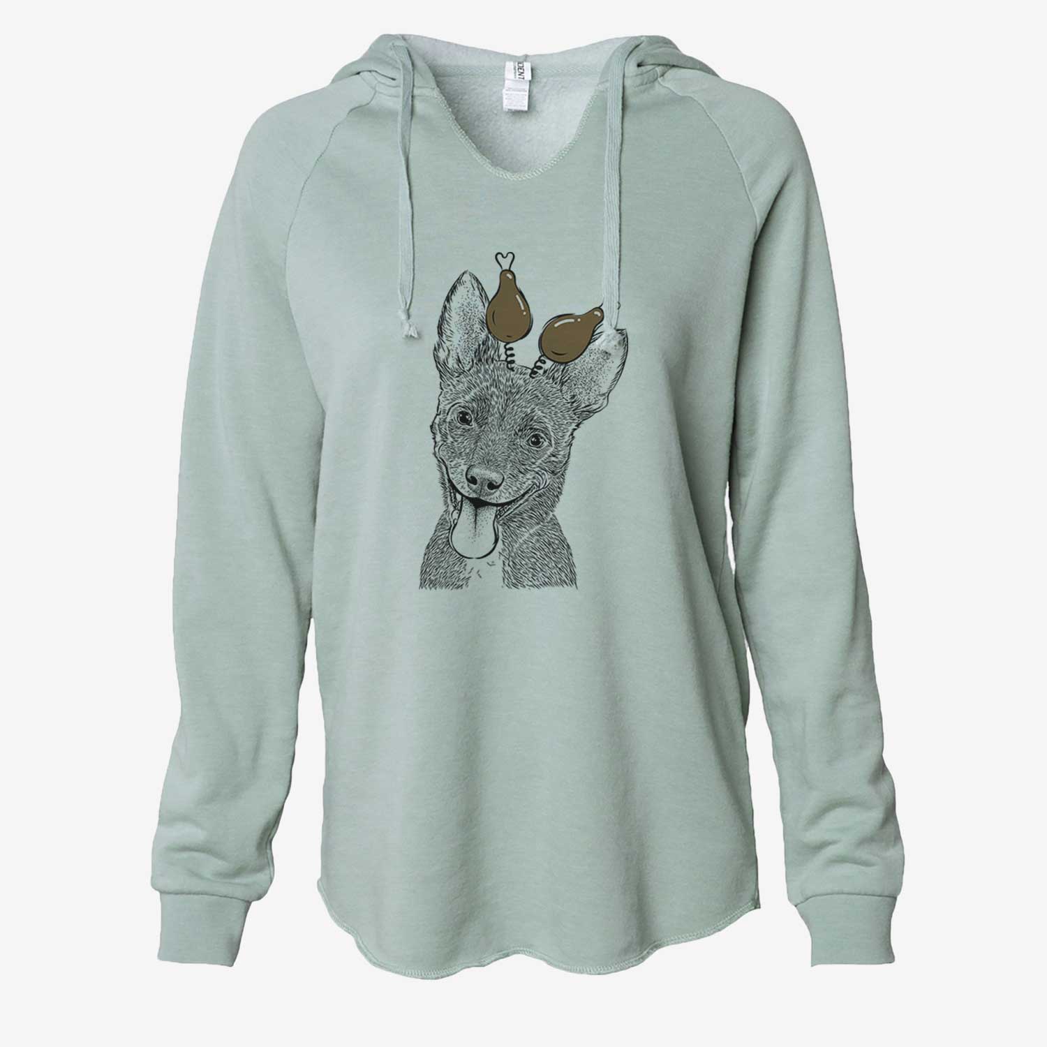 Thanksgiving Elvira the Terrier Mix - Cali Wave Hooded Sweatshirt
