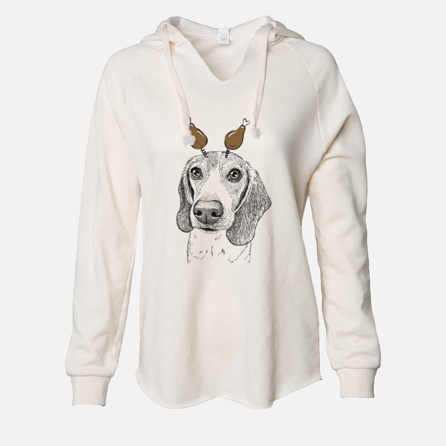 Thanksgiving Elvis the Bluetick Beagle - Cali Wave Hooded Sweatshirt