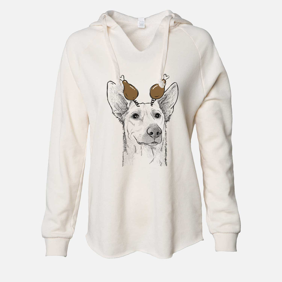 Thanksgiving Ember the Shepherd Mix - Cali Wave Hooded Sweatshirt