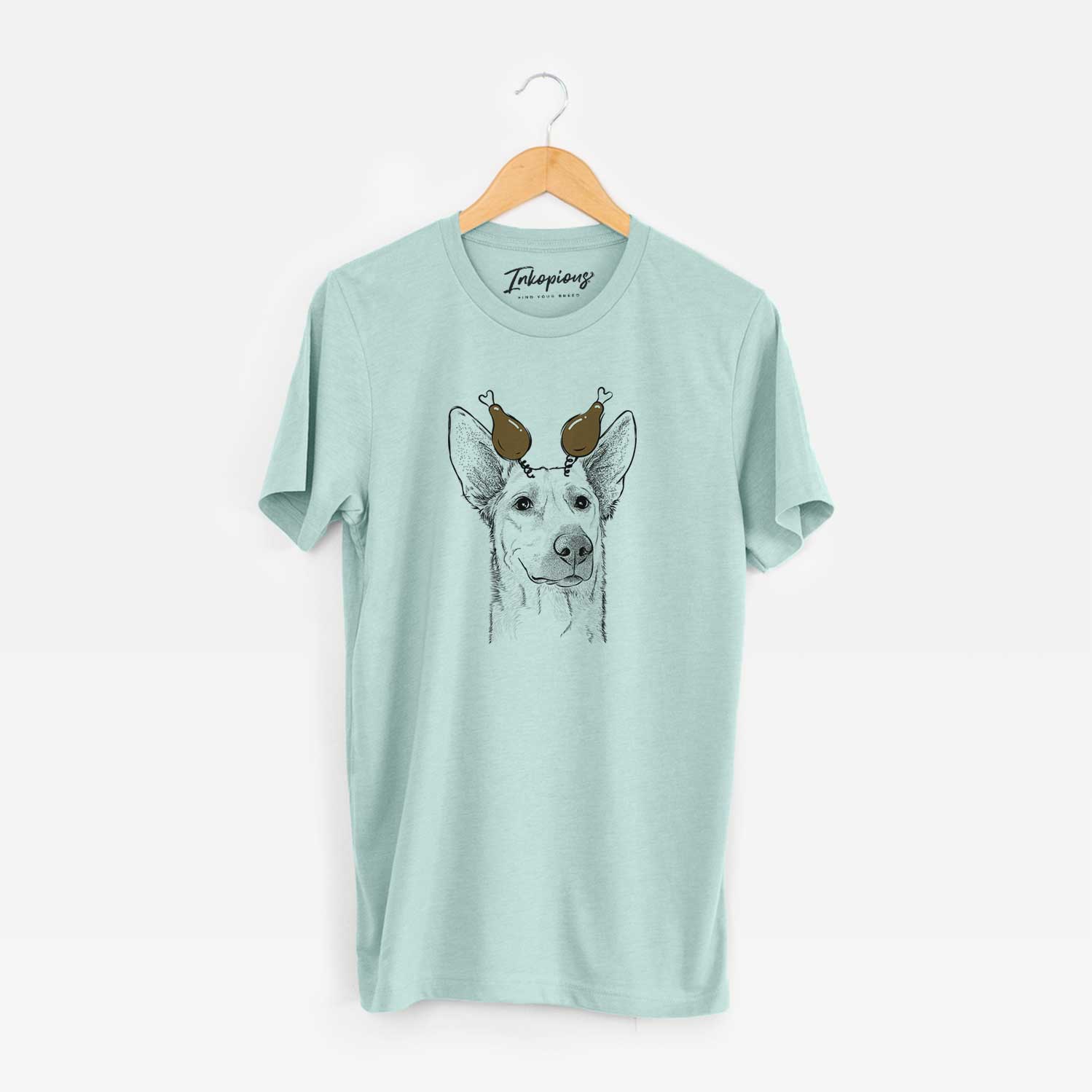 Thanksgiving Ember the Shepherd Mix - Unisex Crewneck