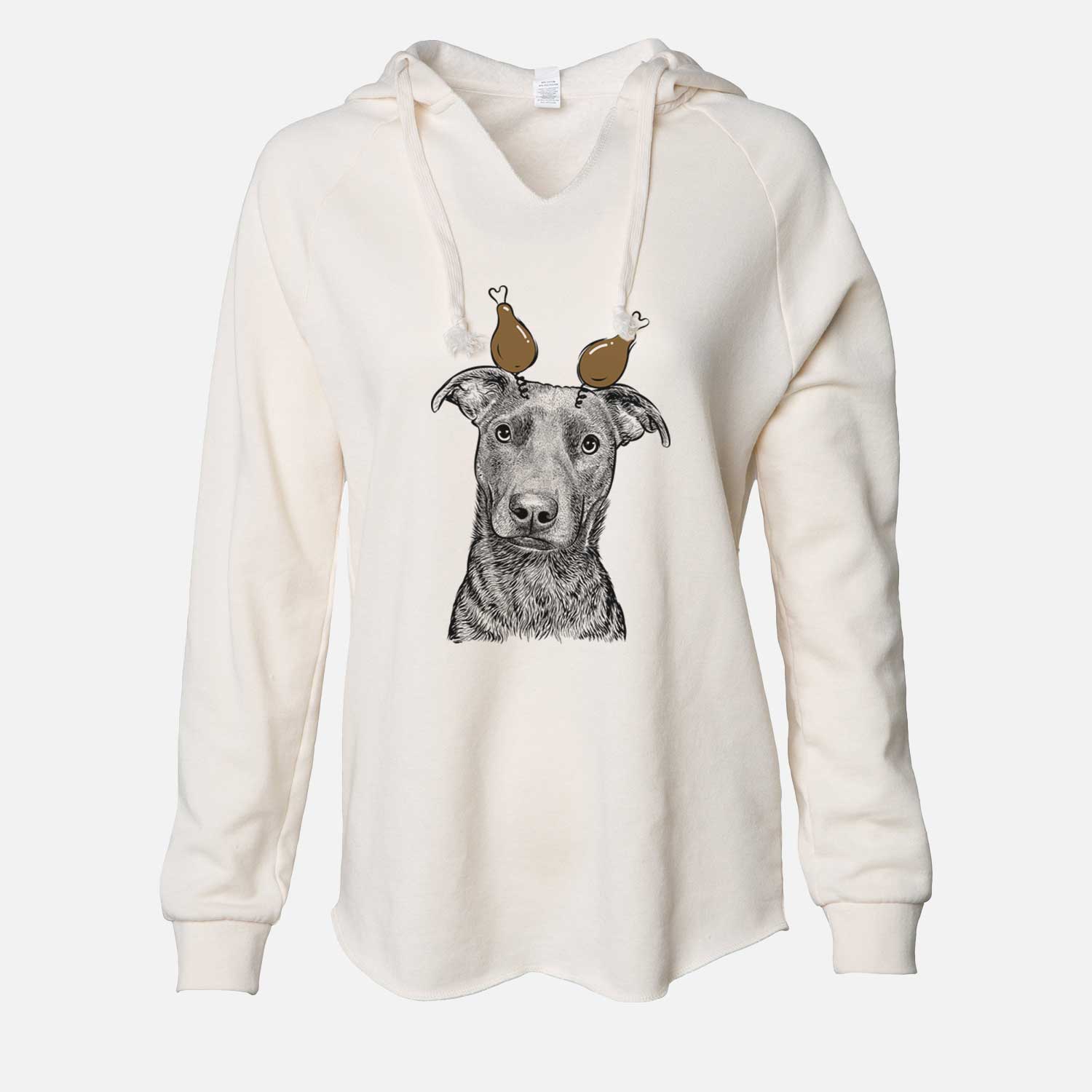 Thanksgiving Embyr the Mixed Breed - Cali Wave Hooded Sweatshirt