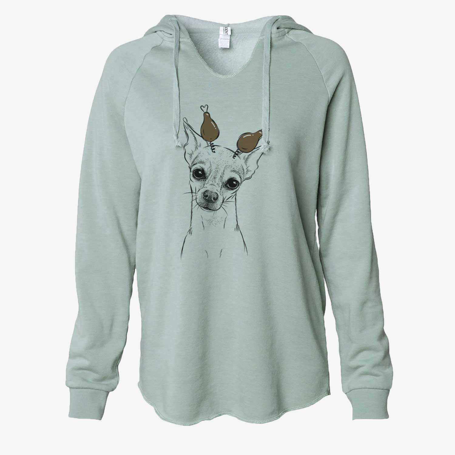 Thanksgiving Emee the Chihuahua - Cali Wave Hooded Sweatshirt