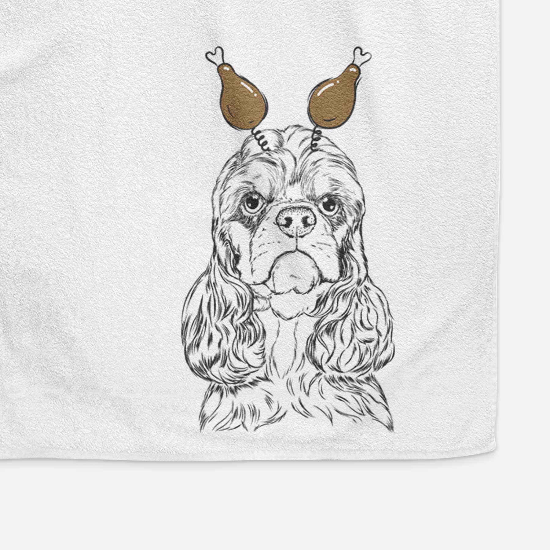 Emma the Cocker Spaniel Decorative Hand Towel