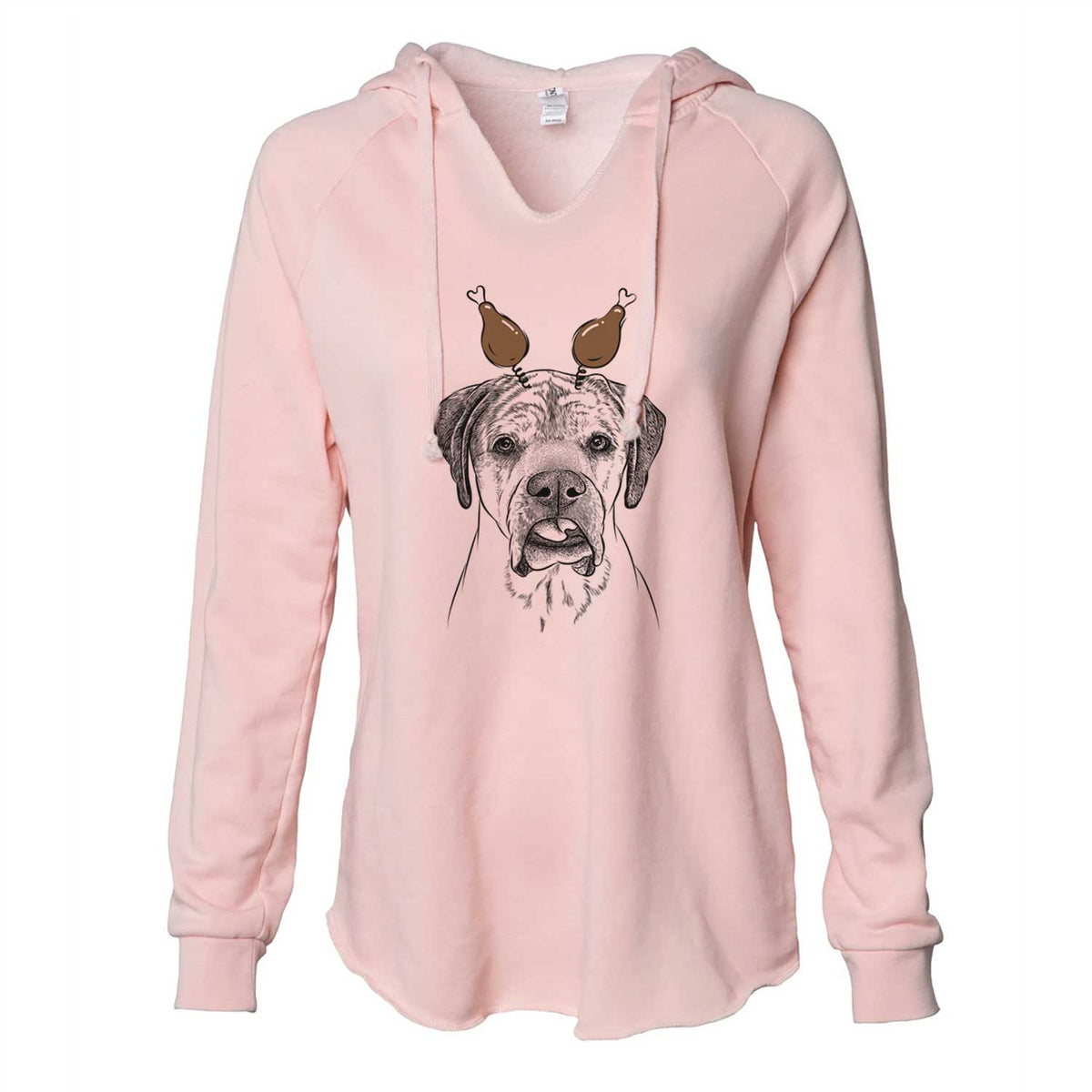 Thanksgiving Emma the English Mastiff - Cali Wave Hooded Sweatshirt