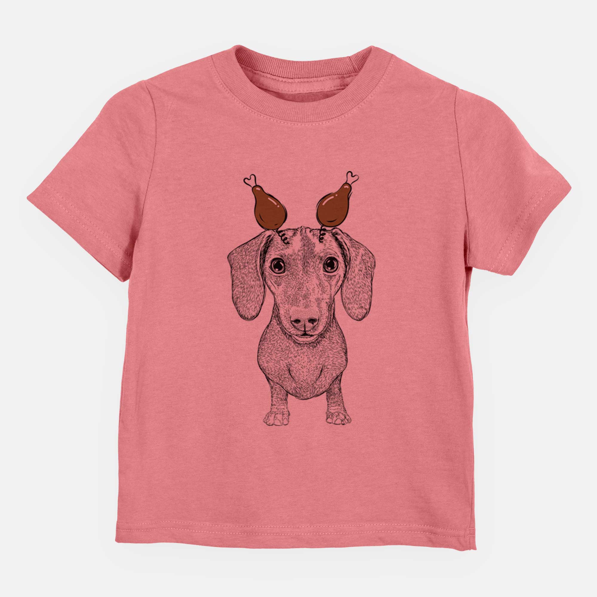 Thanksgiving Ernie the Mini Dachshund - Kids/Youth/Toddler Shirt