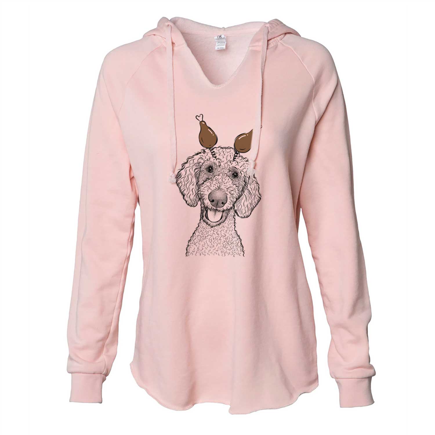 Thanksgiving Fenway the Goldendoodle - Cali Wave Hooded Sweatshirt