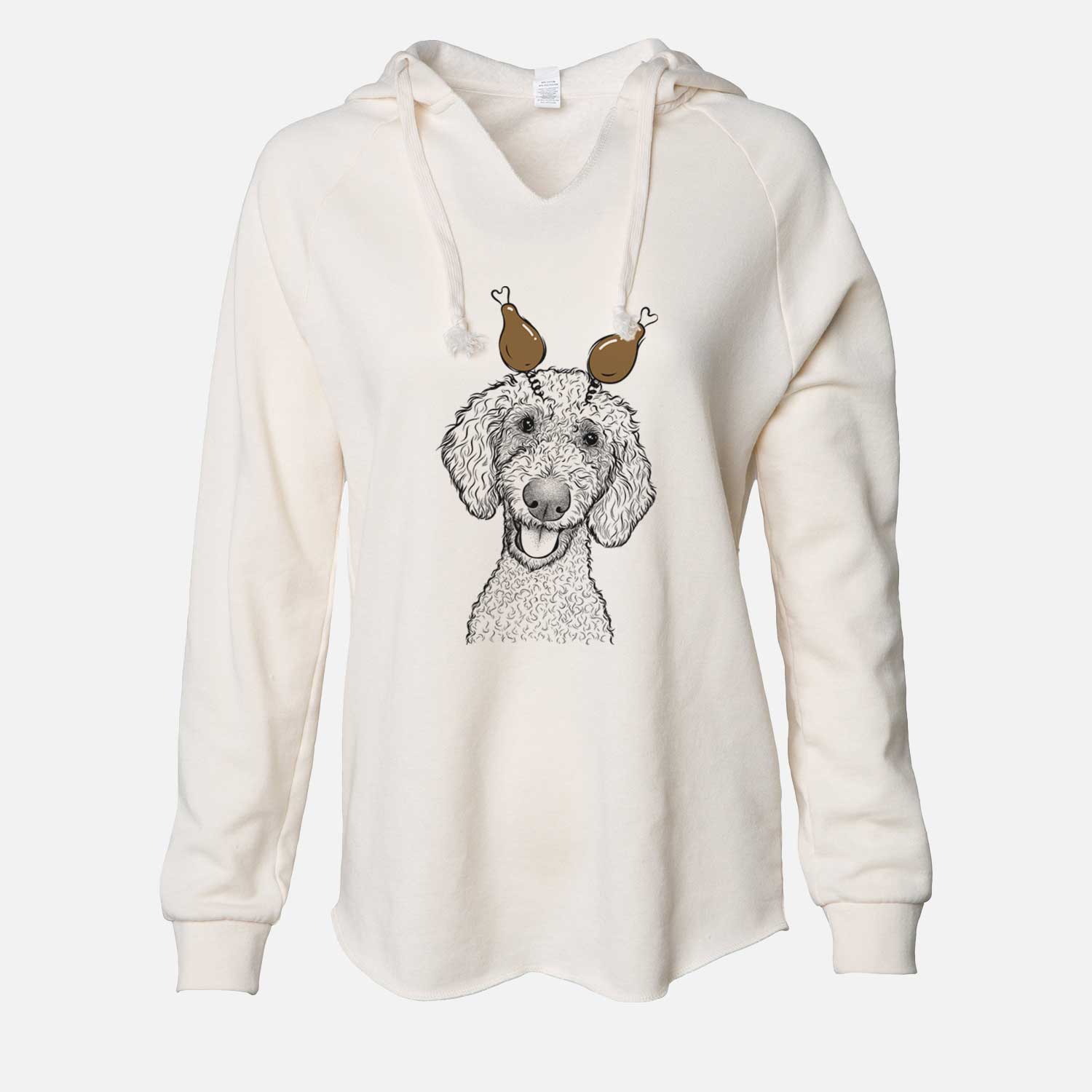 Thanksgiving Fenway the Goldendoodle - Cali Wave Hooded Sweatshirt