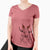 Thanksgiving Ferdinand the Bull - Women's V-neck Shirt