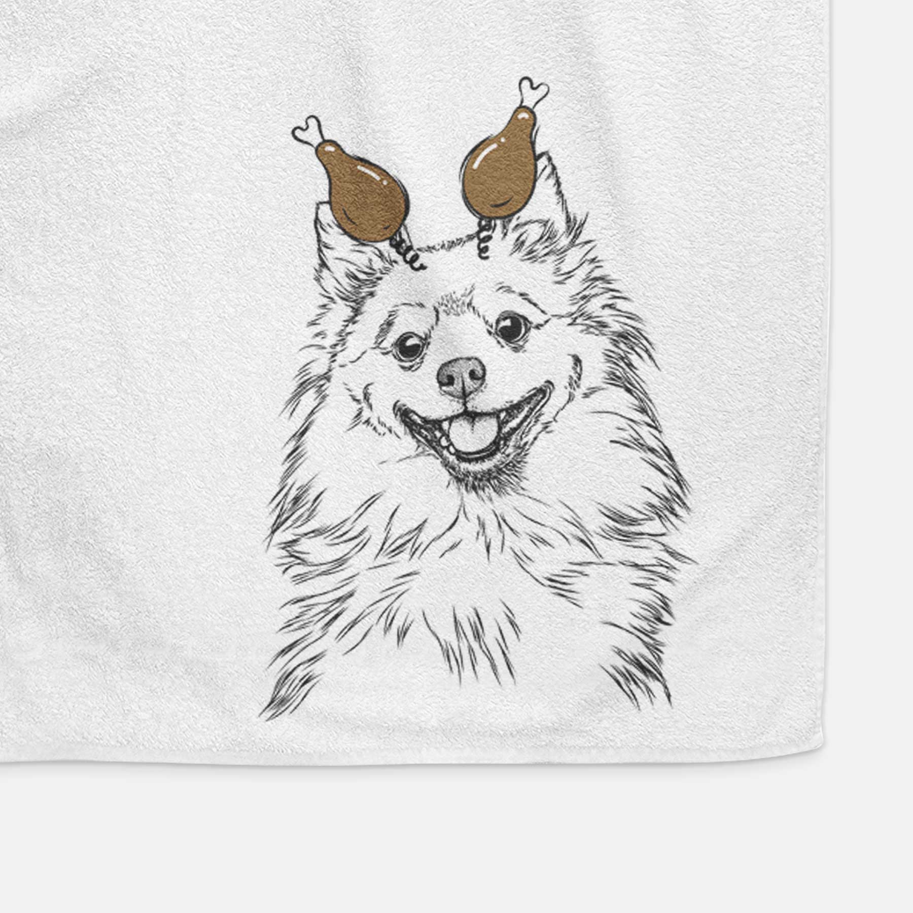 Fibi the Spitz Decorative Hand Towel