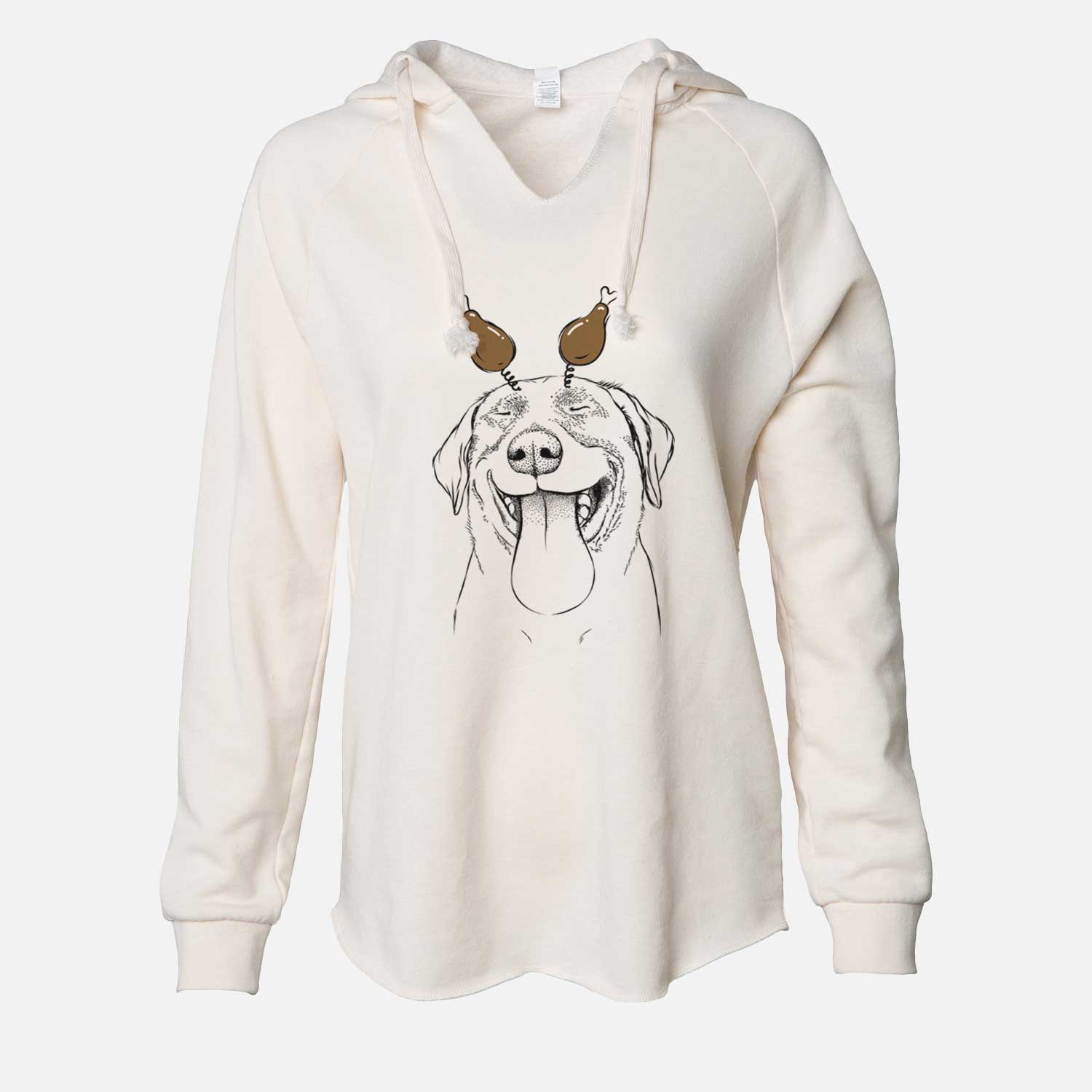 Thanksgiving Fig the Labrador Retriever - Cali Wave Hooded Sweatshirt