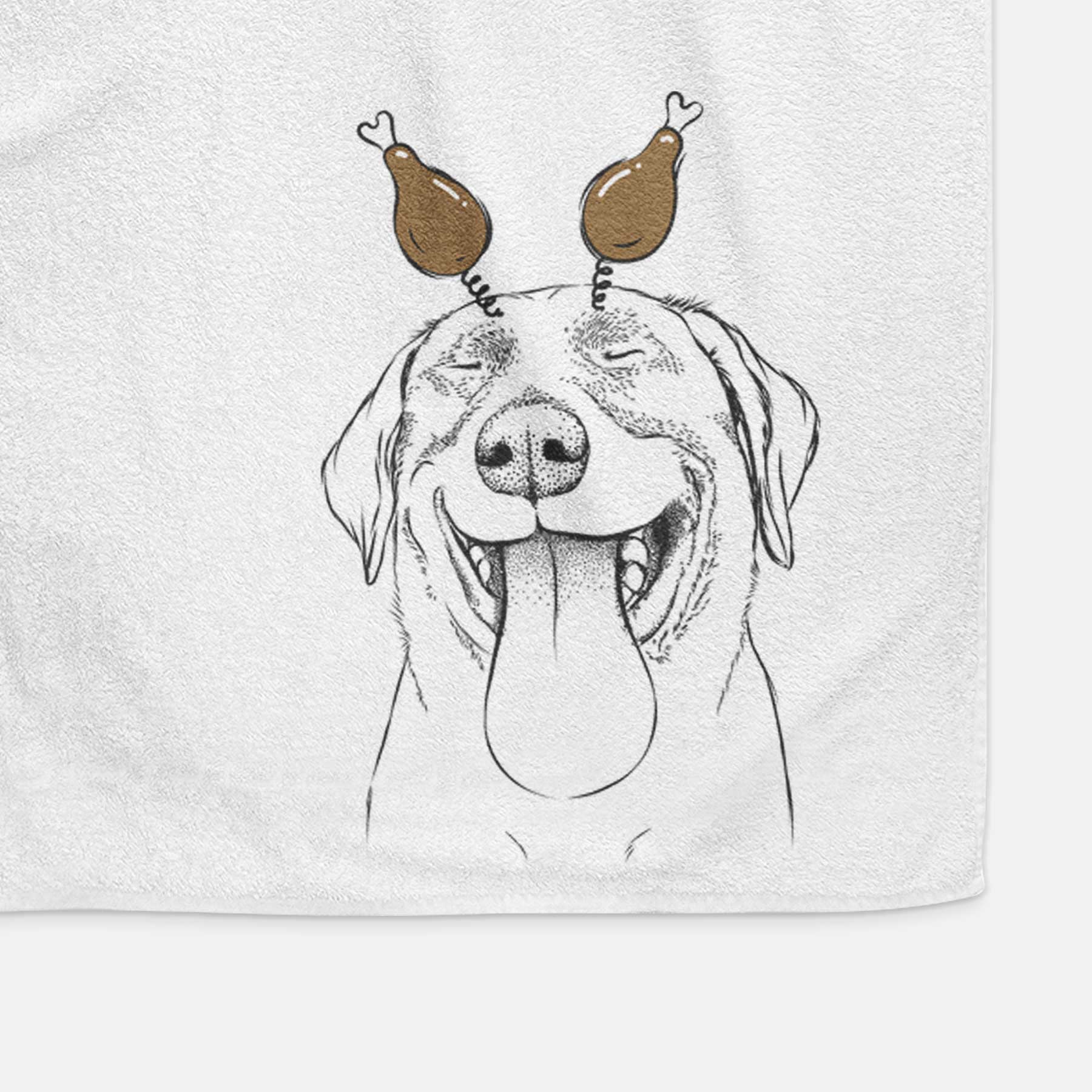 Fig the Labrador Retriever Decorative Hand Towel