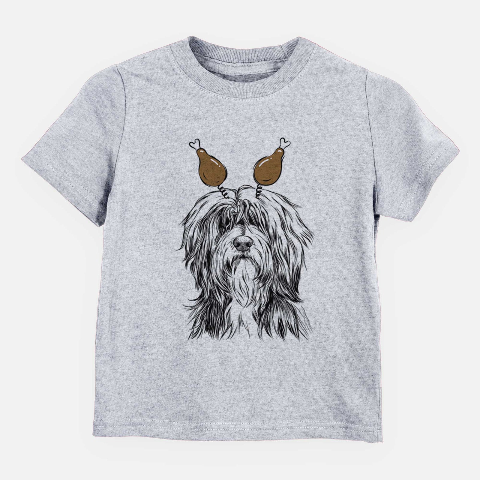 Thanksgiving Fiji the Polish Lowland Sheepdog - Kids/Youth/Toddler Shirt