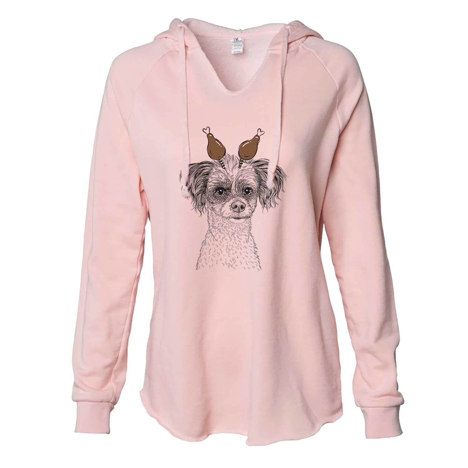 Thanksgiving Finley Beth the Papillon Mix - Cali Wave Hooded Sweatshirt