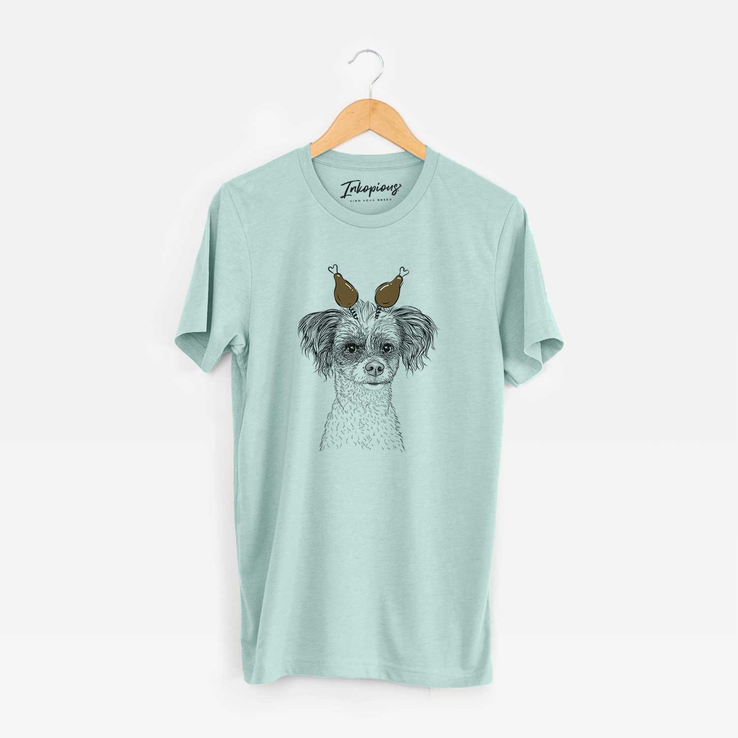 Thanksgiving Finley Beth the Papillon Mix - Unisex Crewneck