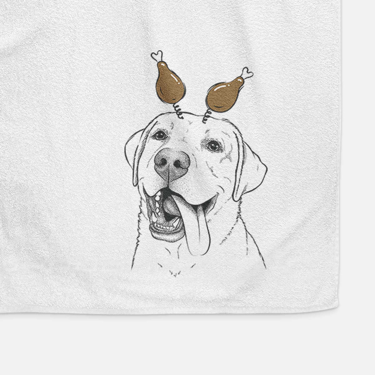 Finn the Labrador Retriever Decorative Hand Towel