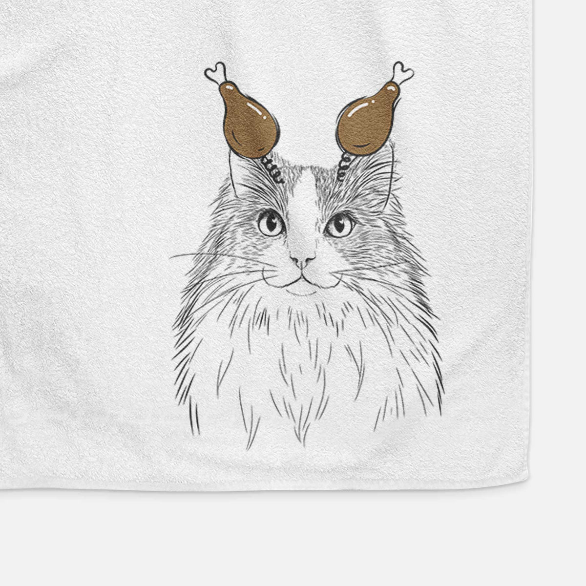 Fiona the Ragdoll Cat Decorative Hand Towel