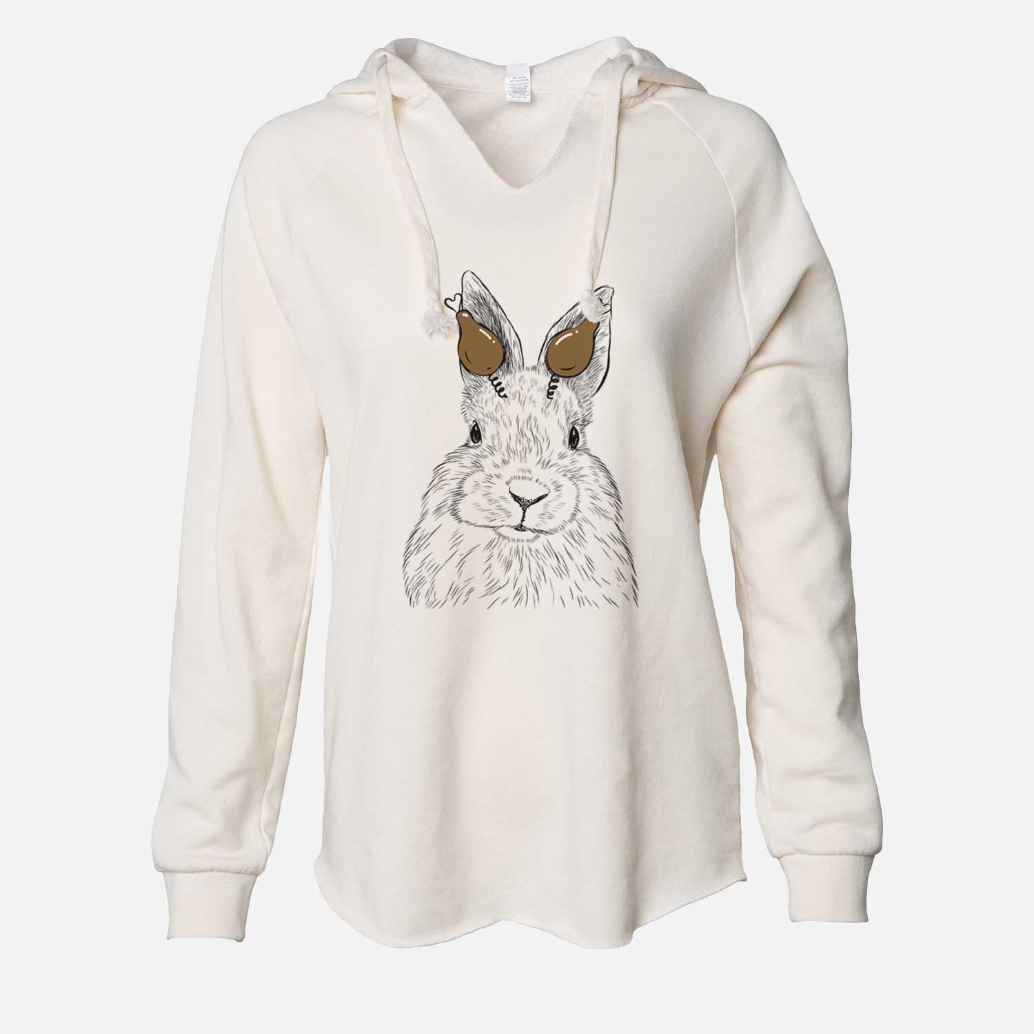 Thanksgiving Flower the Rex Rabbit - Cali Wave Hooded Sweatshirt