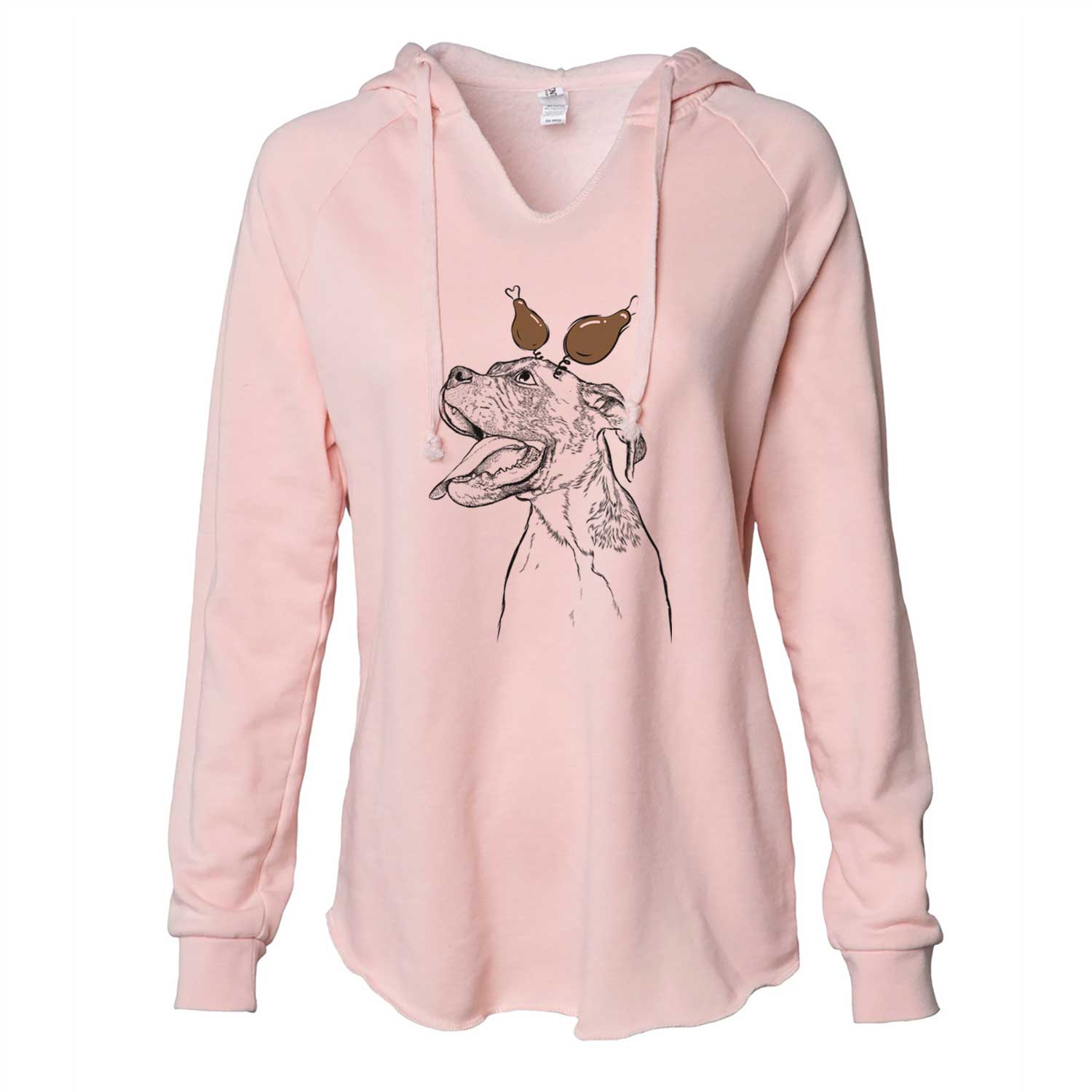 Thanksgiving Floyd the Boxer - Cali Wave Hooded Sweatshirt