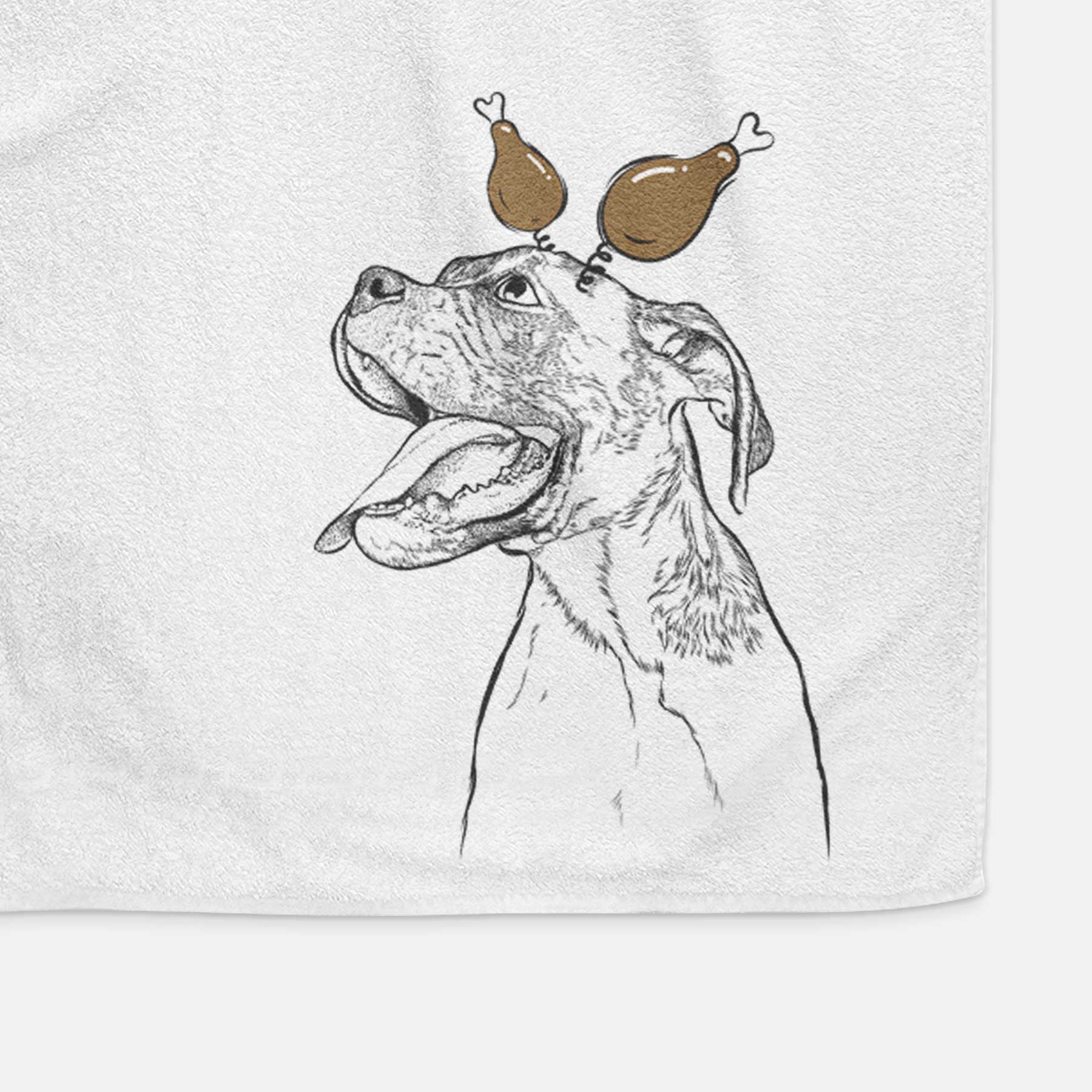 Floyd the Boxer Decorative Hand Towel