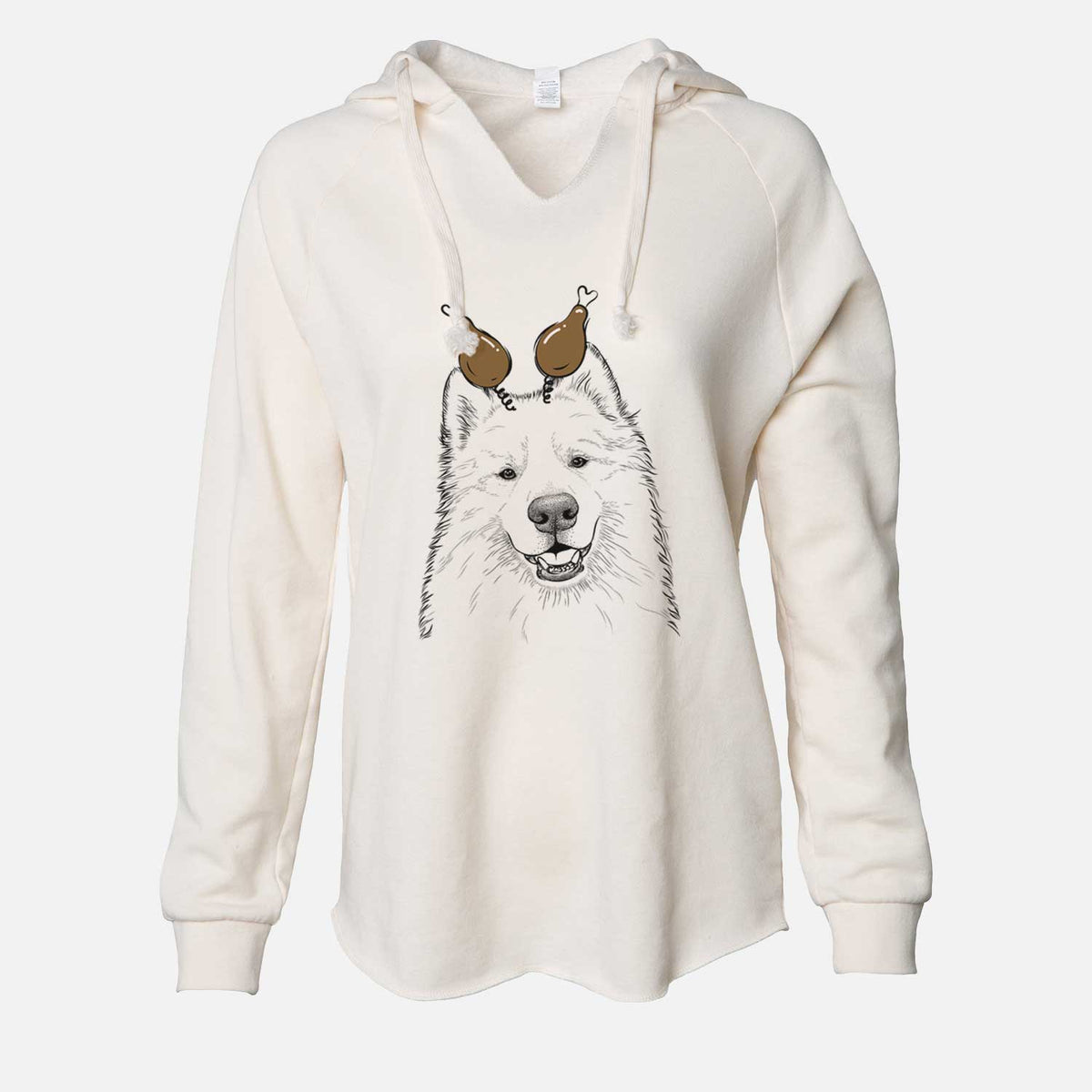 Thanksgiving Foster the Samoyed - Cali Wave Hooded Sweatshirt