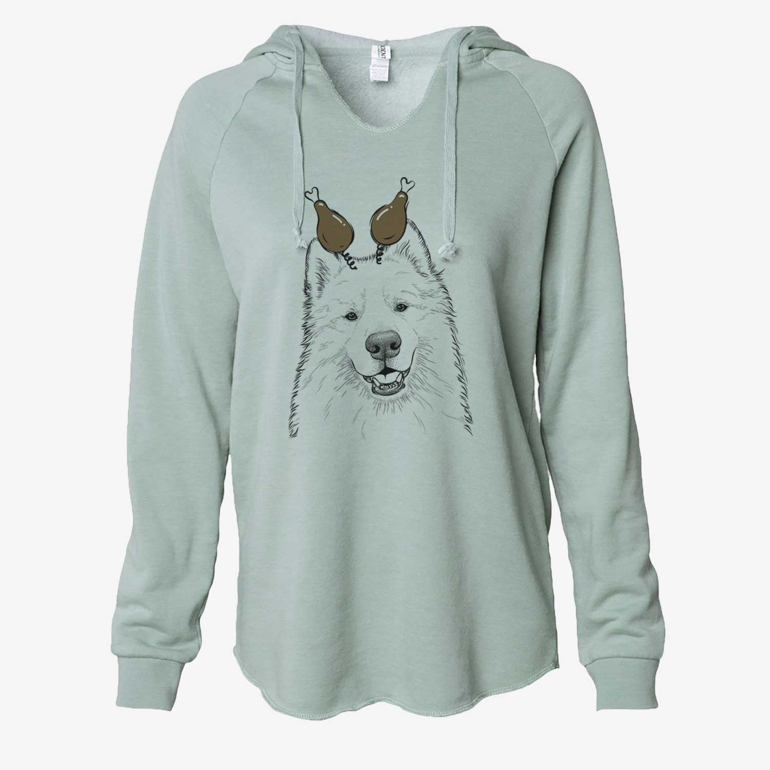 Thanksgiving Foster the Samoyed - Cali Wave Hooded Sweatshirt