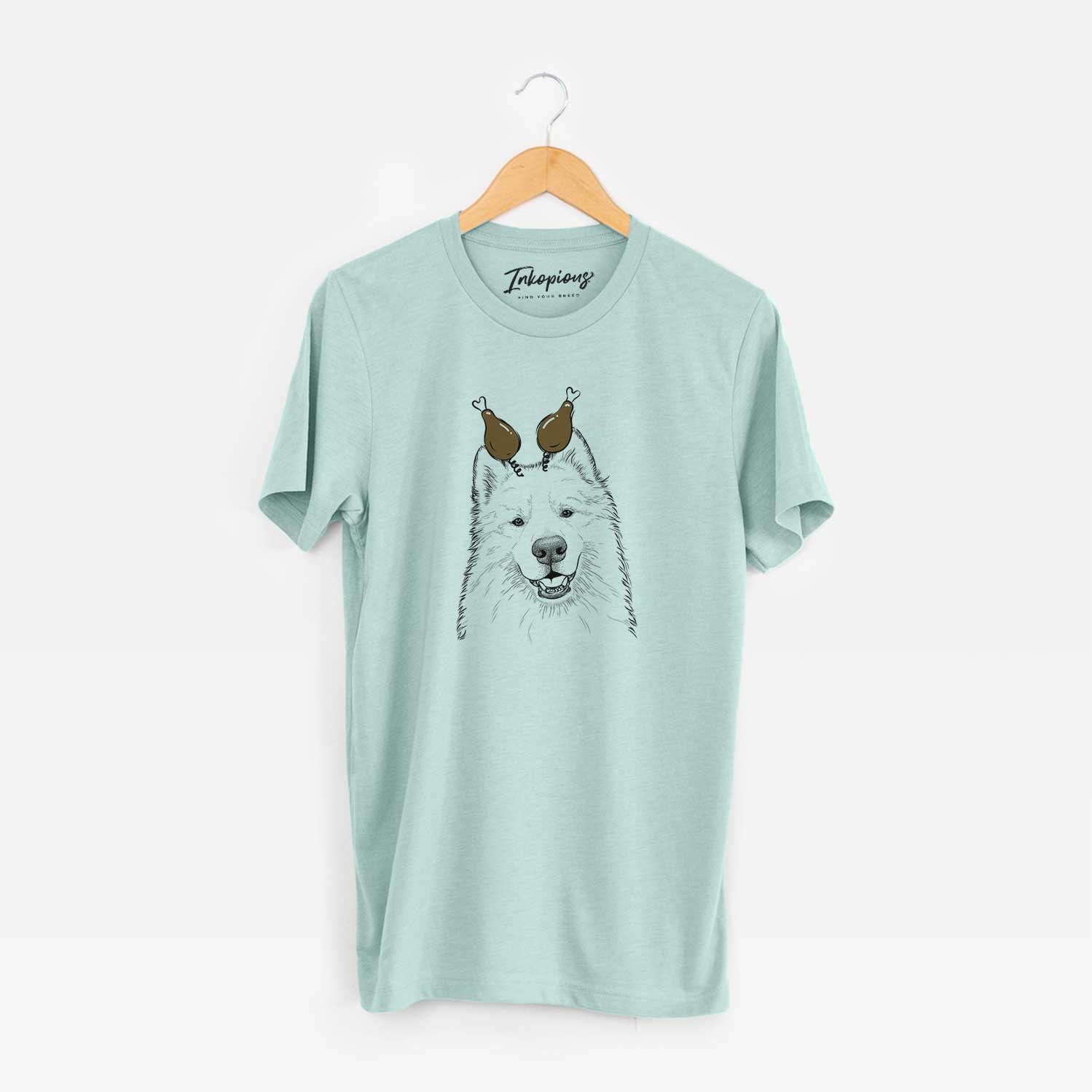 Thanksgiving Foster the Samoyed - Unisex Crewneck