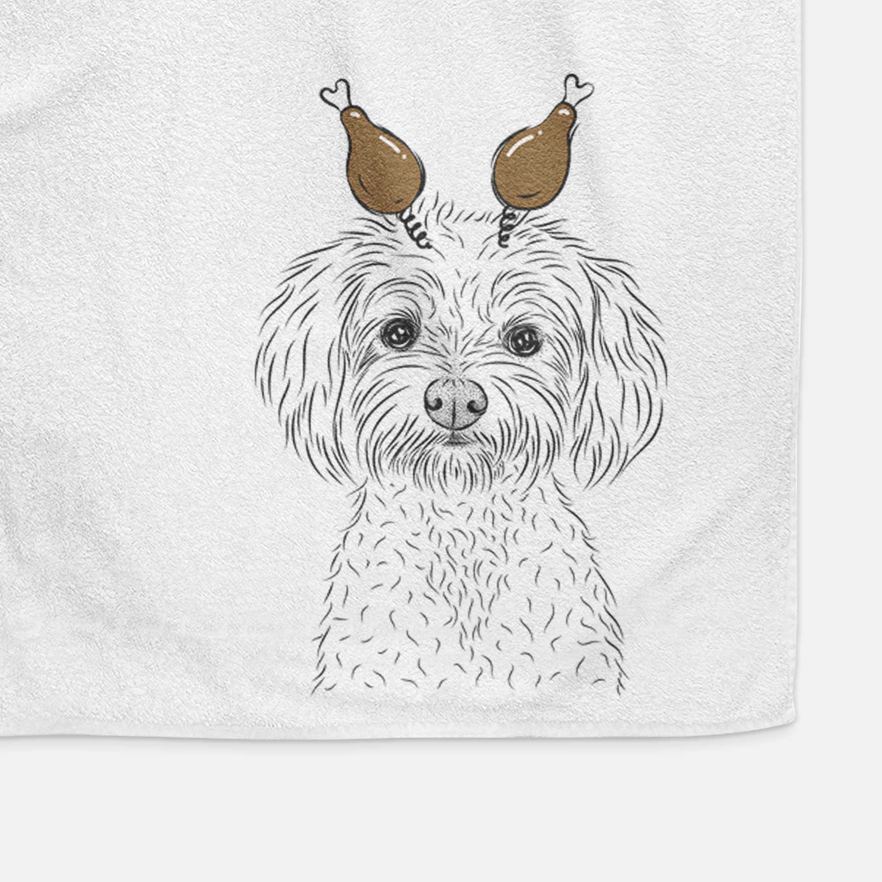 Francesca the Maltipoo Decorative Hand Towel