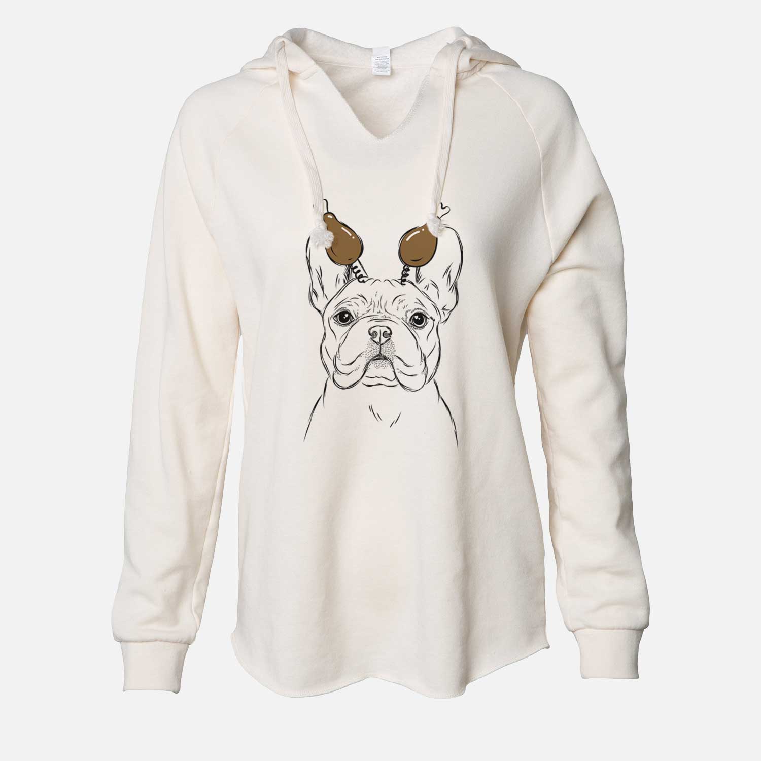 Thanksgiving Franco the French Bulldog - Cali Wave Hooded Sweatshirt