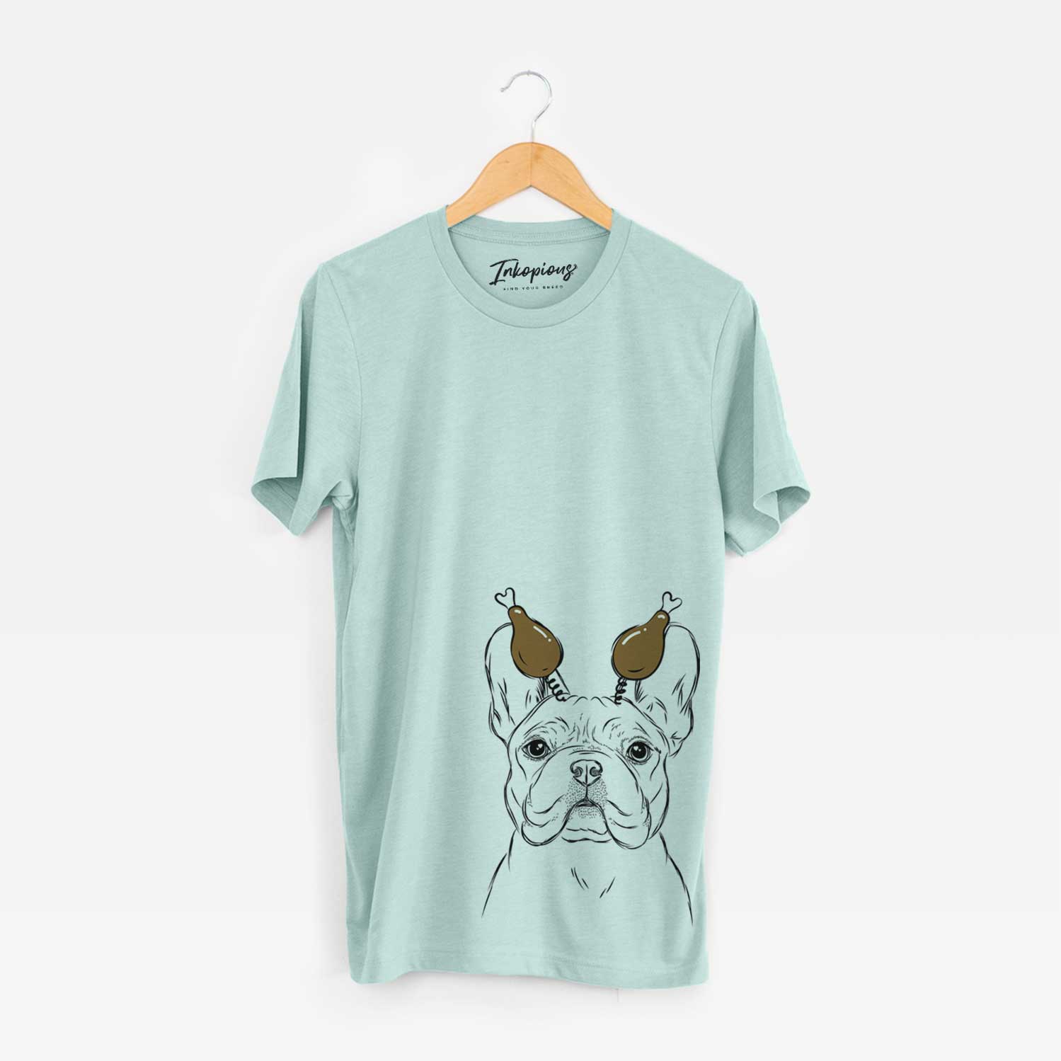 Thanksgiving Franco the French Bulldog - Unisex Crewneck