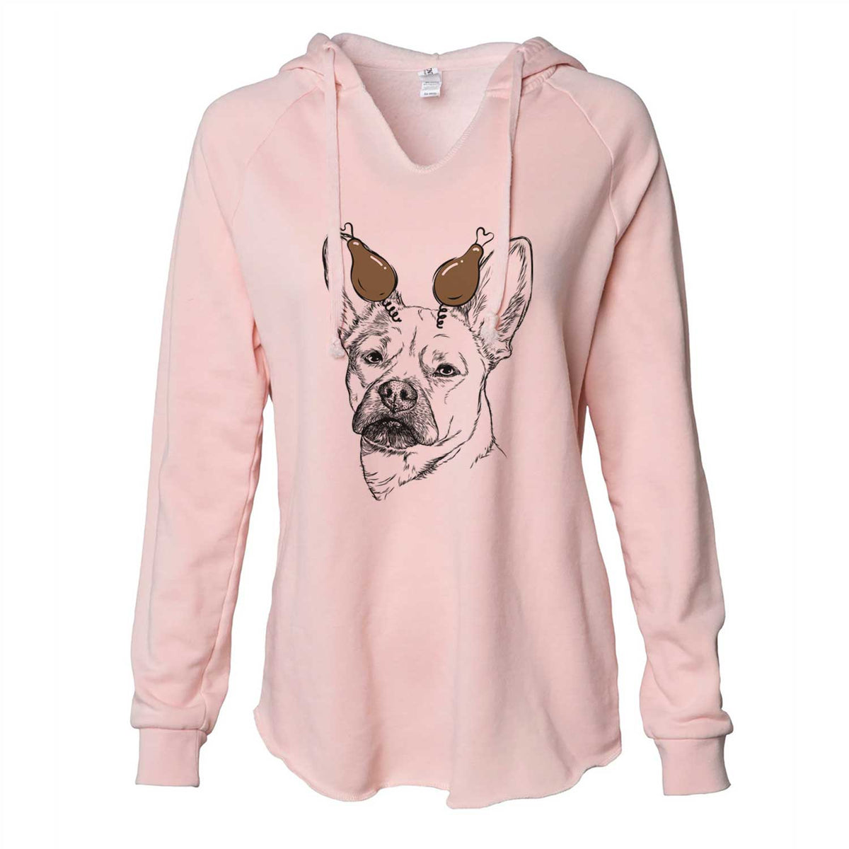 Thanksgiving Frankie the Mixed Breed - Cali Wave Hooded Sweatshirt