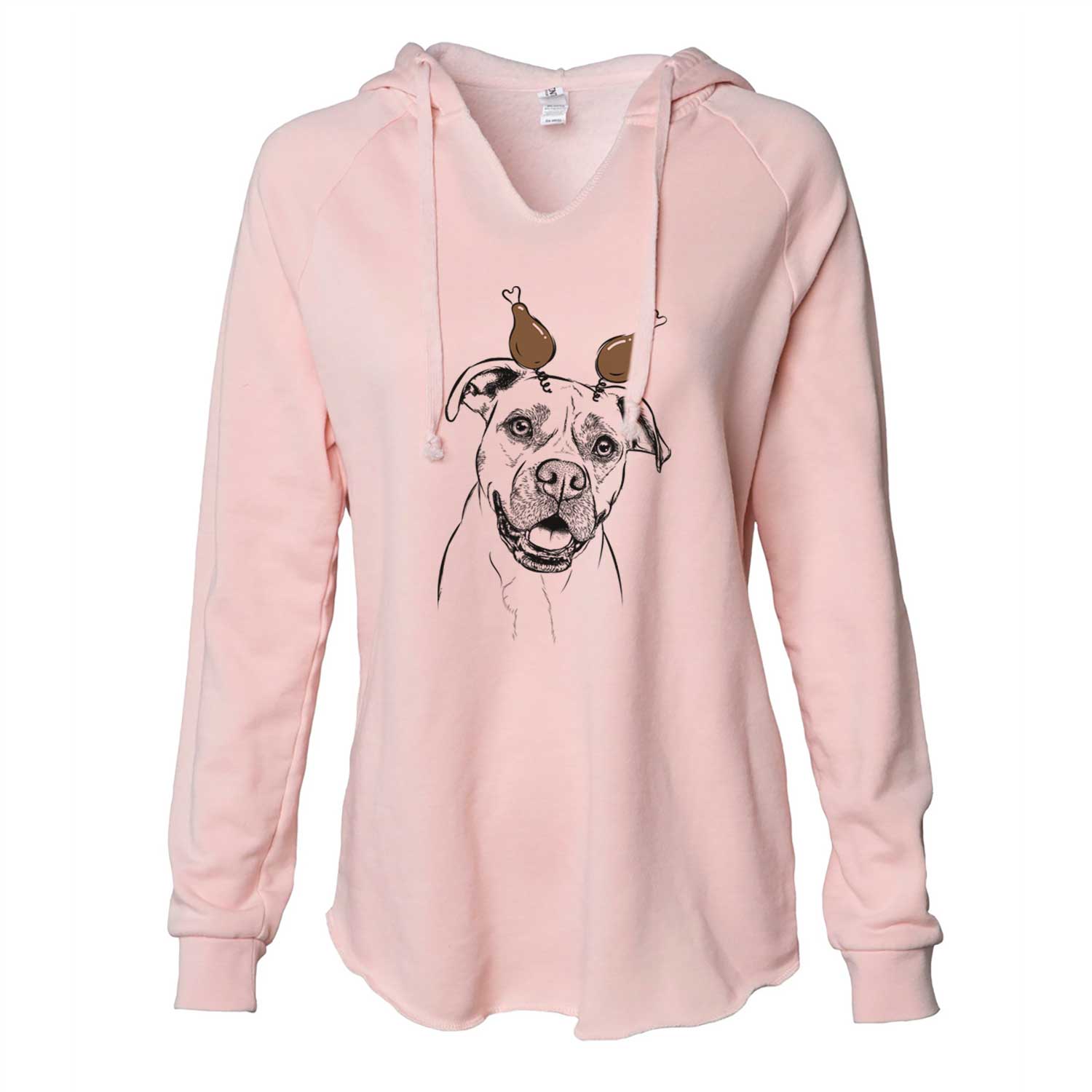 Thanksgiving Frankie Tankie the Boxer Mix - Cali Wave Hooded Sweatshirt