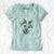 Thanksgiving Frankie Tankie the Boxer Mix - Women's V-neck Shirt