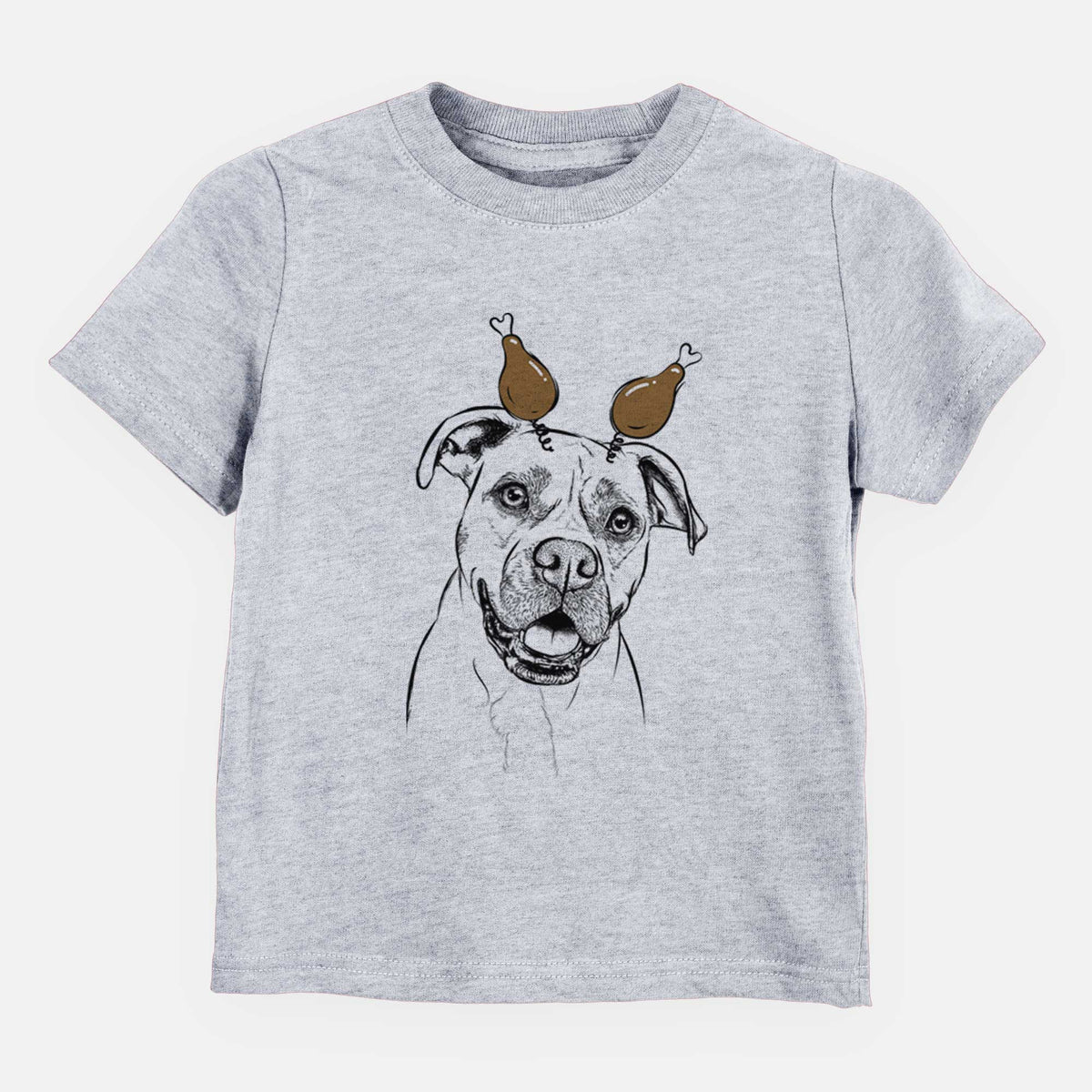 Thanksgiving Frankie Tankie the Boxer Mix - Kids/Youth/Toddler Shirt