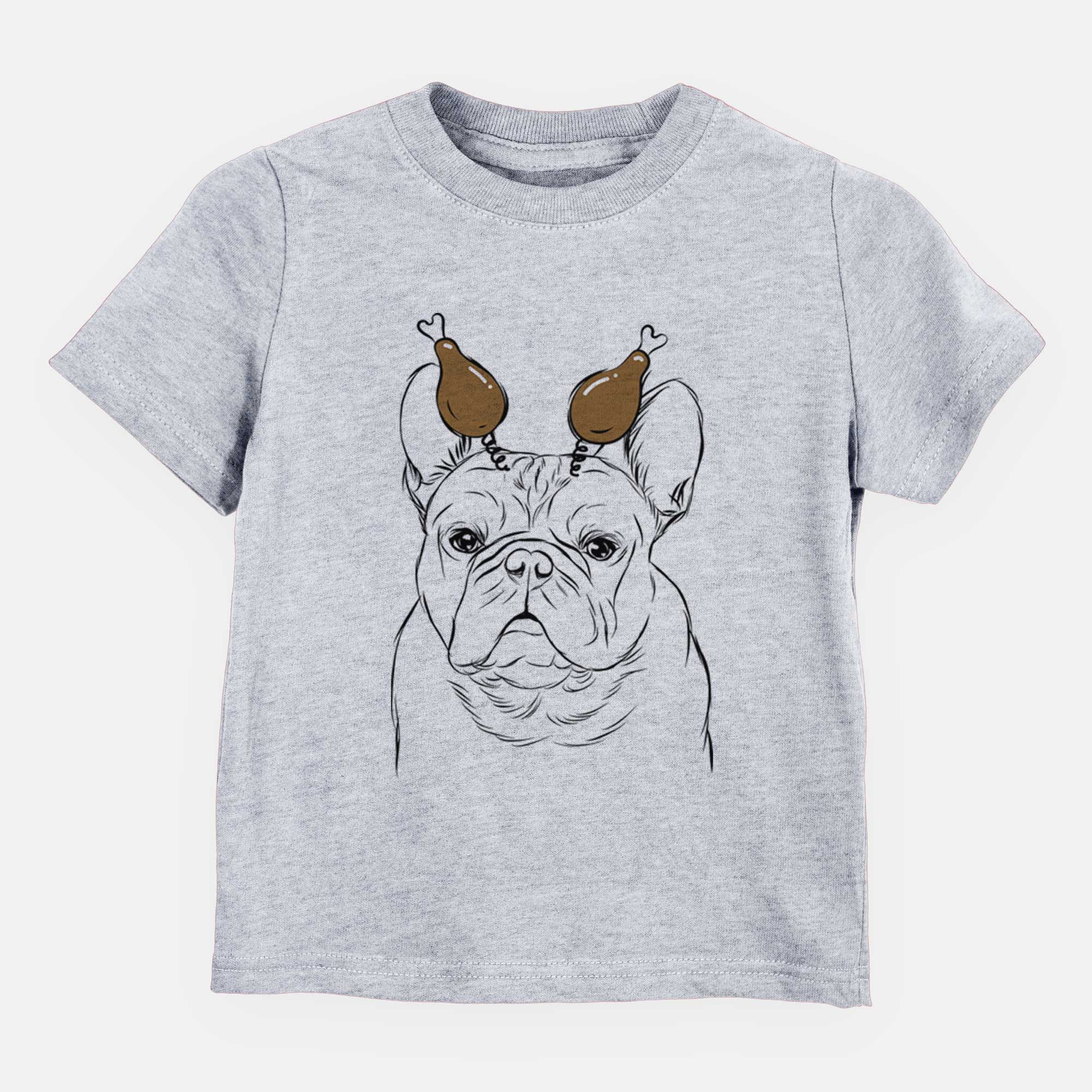 Thanksgiving Fudge the French Bulldog - Kids/Youth/Toddler Shirt