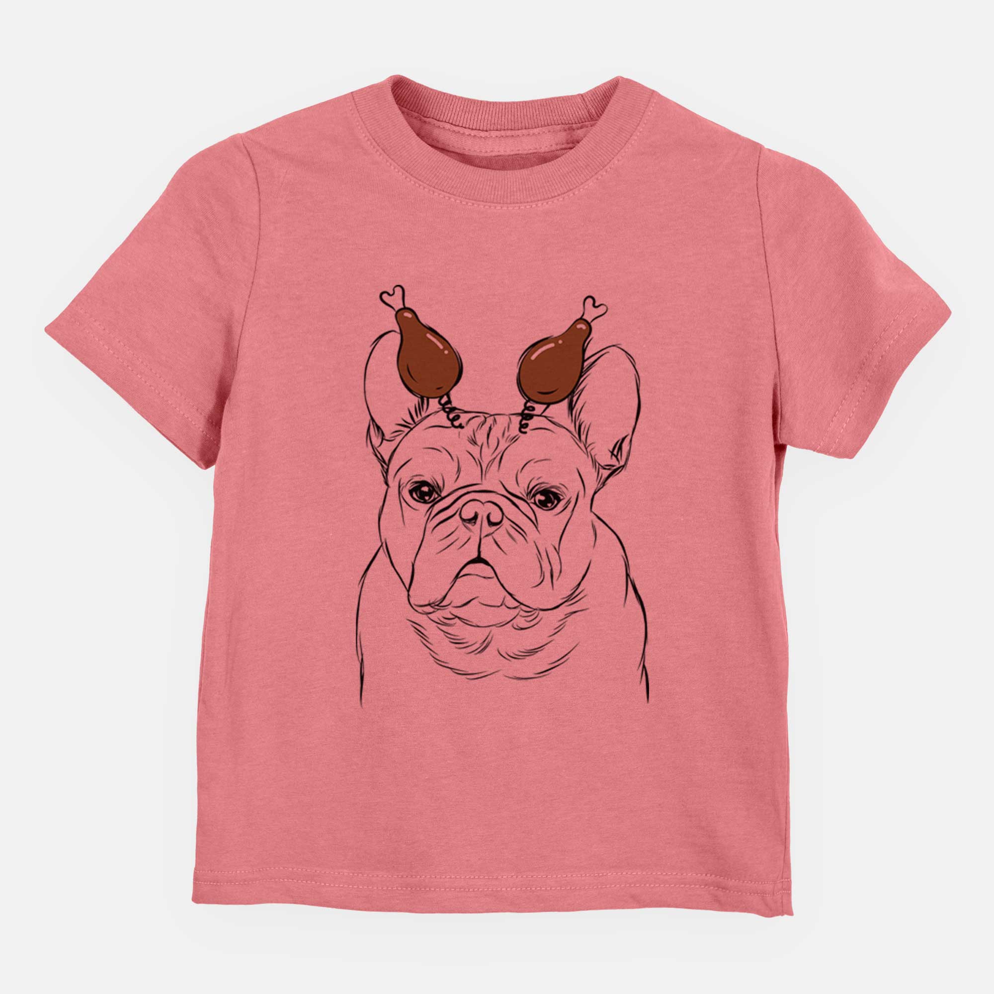 Thanksgiving Fudge the French Bulldog - Kids/Youth/Toddler Shirt